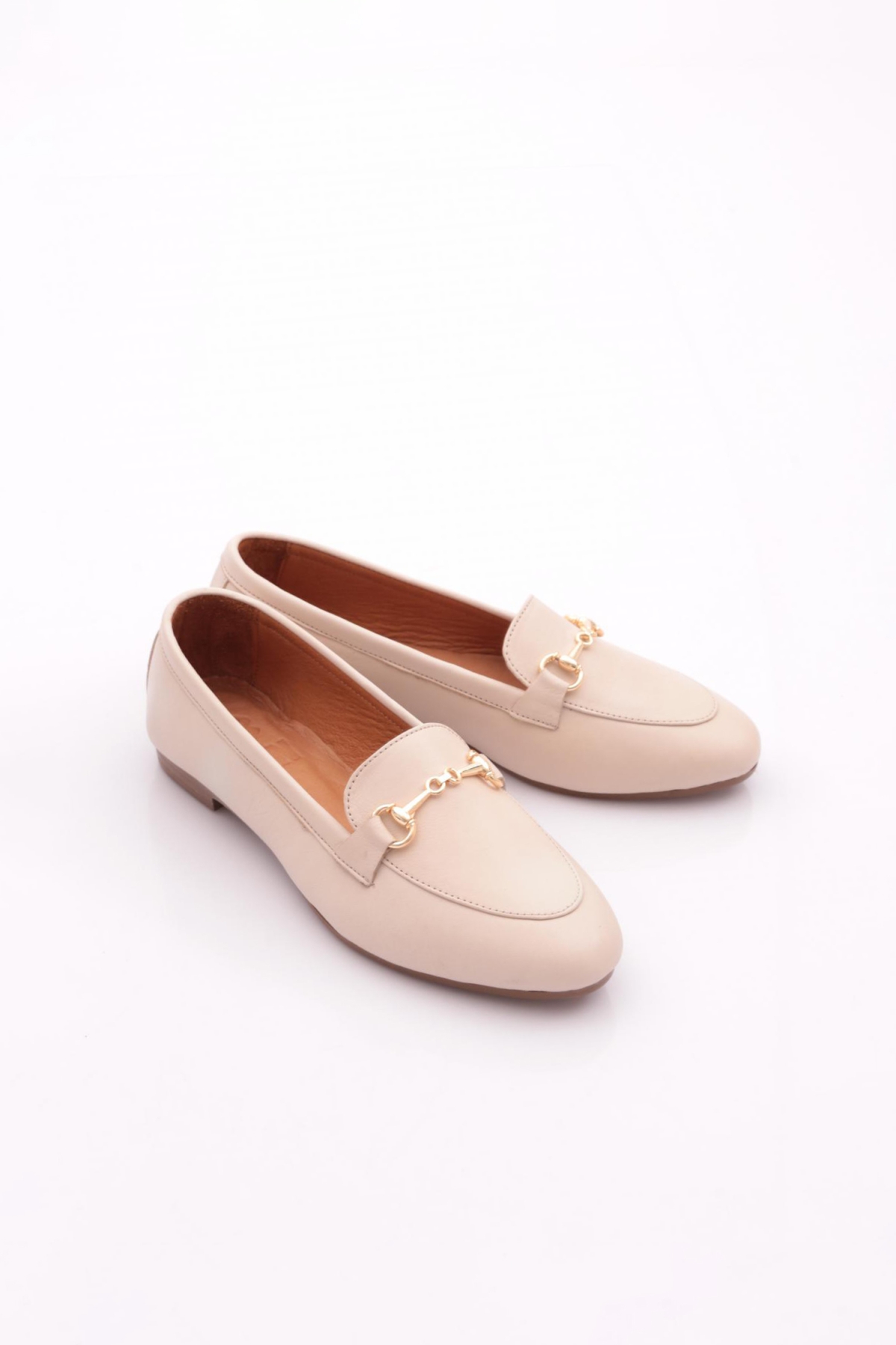 102 Kadin Metal Aksesuarli Zenne Loafer - Görsel 3