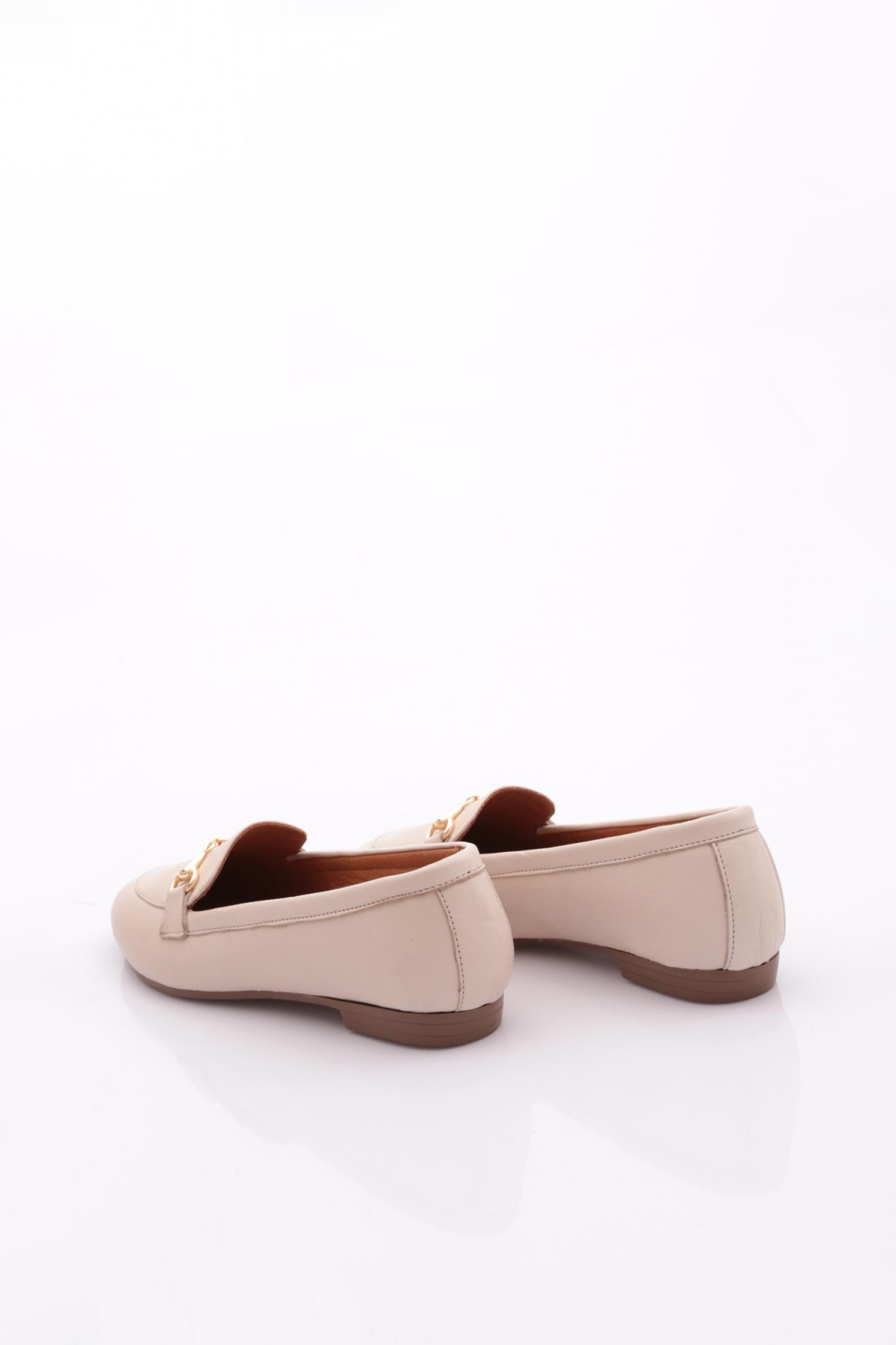 102 Kadin Metal Aksesuarli Zenne Loafer - Görsel 4