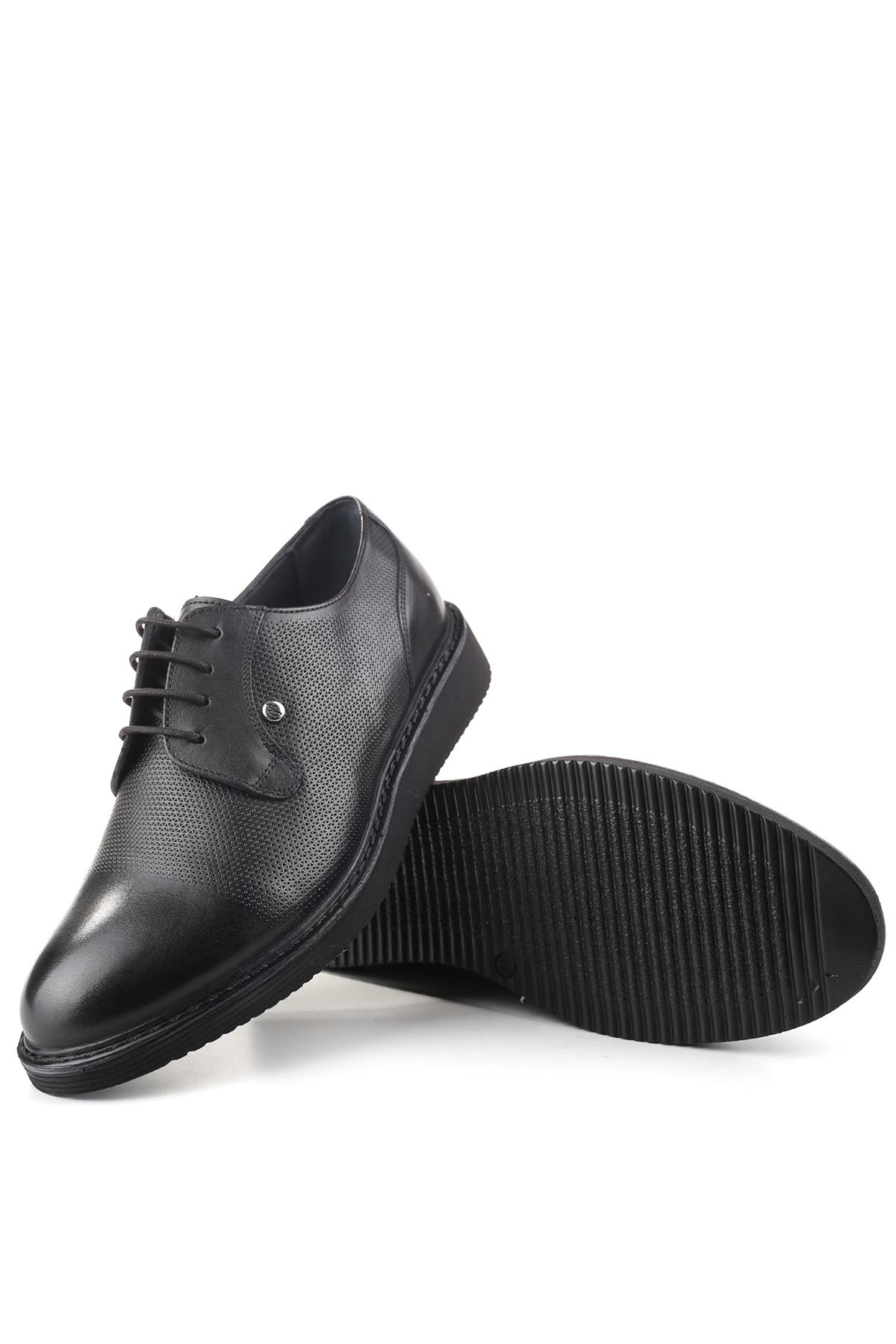 1005 Hakiki Deri Bağcıklı Hafif Taban Klasik Erkek Ayakkabı - Görsel 6