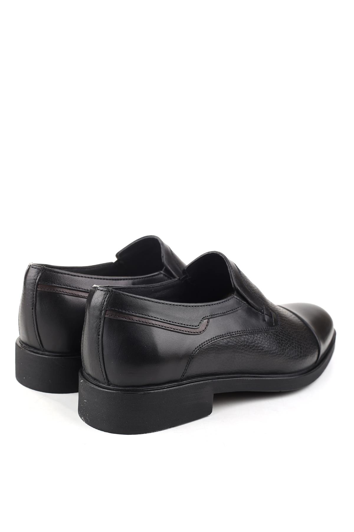 098 Hakiki Deri Bağcıksız Klasik Erkek Ayakkabı - Görsel 4
