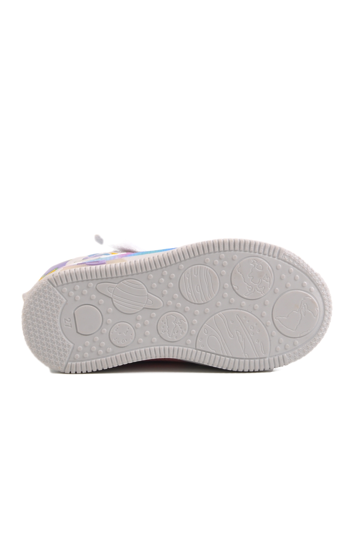 Beyaz Cırtlı Bilek Boy Kız Çocuk Spor Ayakkabı 6503 P - Görsel 6