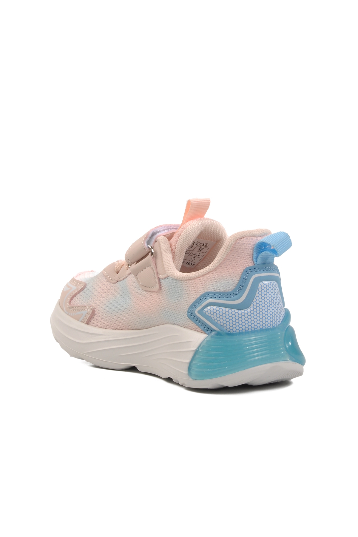 Pudra Lila Cırtlı Unisex Çocuk Spor Ayakkabı 1977 P - Görsel 5