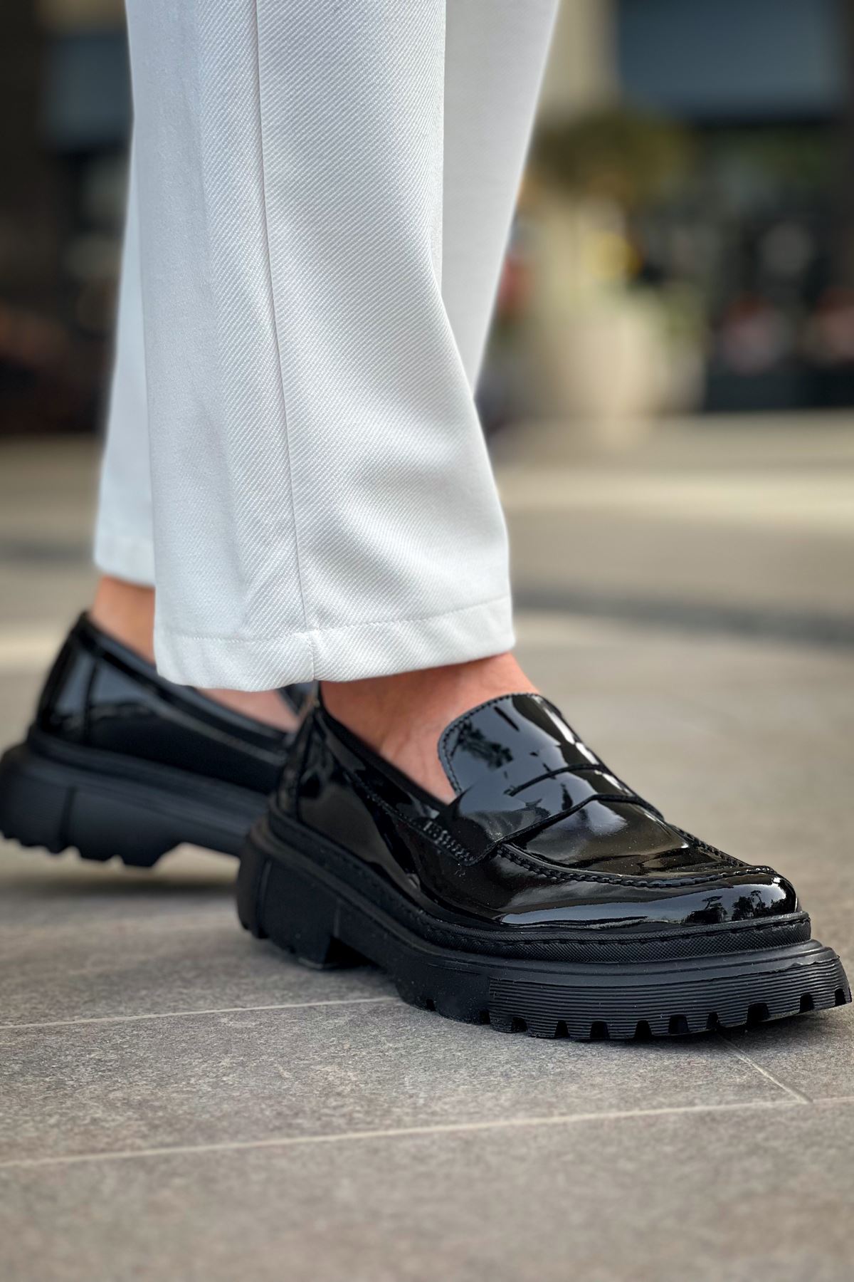 Düz Erkek Günlük Ayakkabı Siyah - Görsel 2