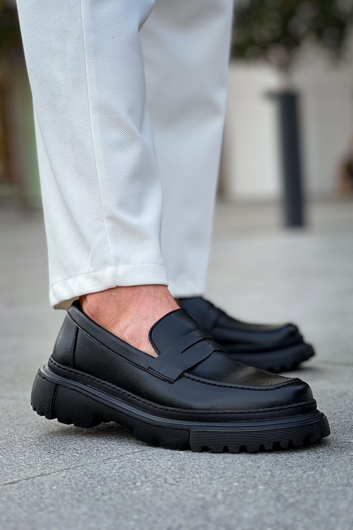 Düz Erkek Günlük Ayakkabı Siyah - Görsel 2
