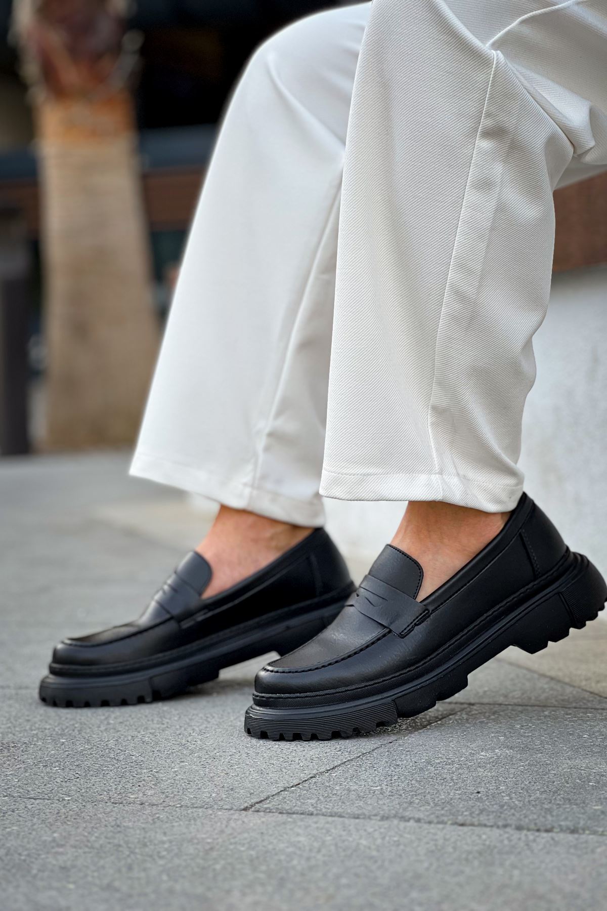 Düz Erkek Günlük Ayakkabı Siyah - Görsel 3