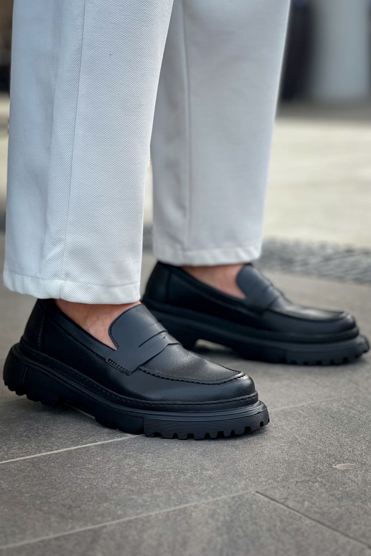 Düz Erkek Günlük Ayakkabı Siyah - Görsel 6
