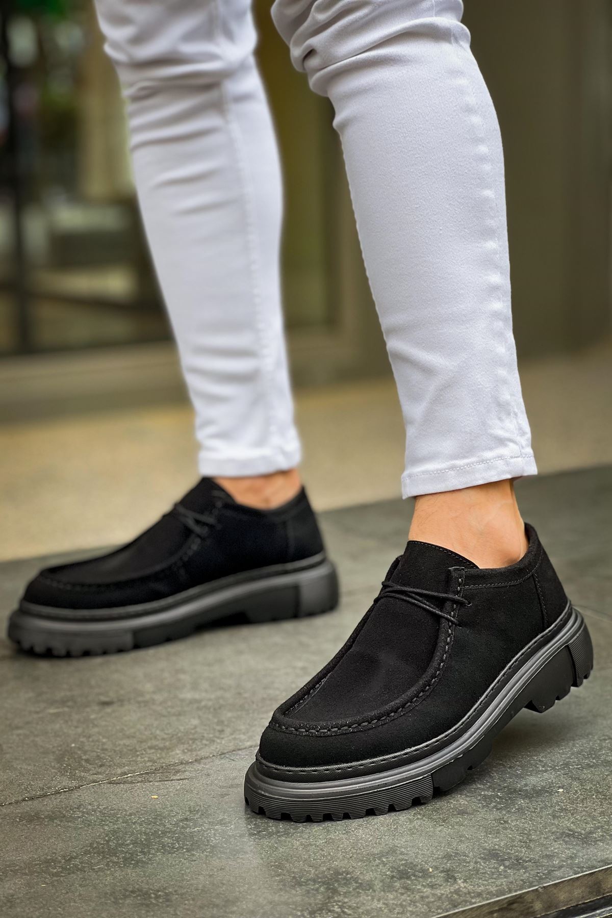 Bağcıklı Erkek Günlük Ayakkabı Siyah - Görsel 5