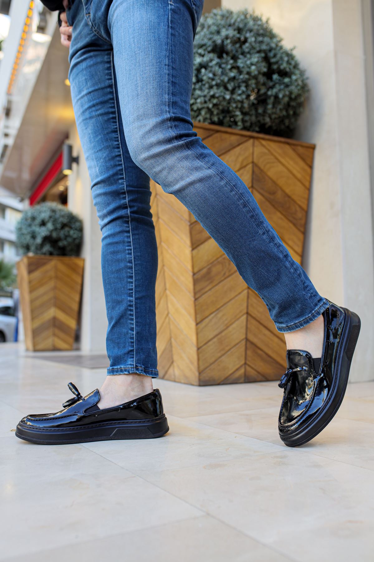 Püsküllü Loafer Erkek Ayakkabı Siyah - Görsel 3