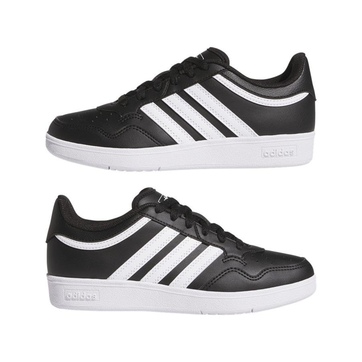 Unisex Çocuk Siyah Yürüyüş Ayakkabısı HOOPS 4.0 J JI3474 - Görsel 3