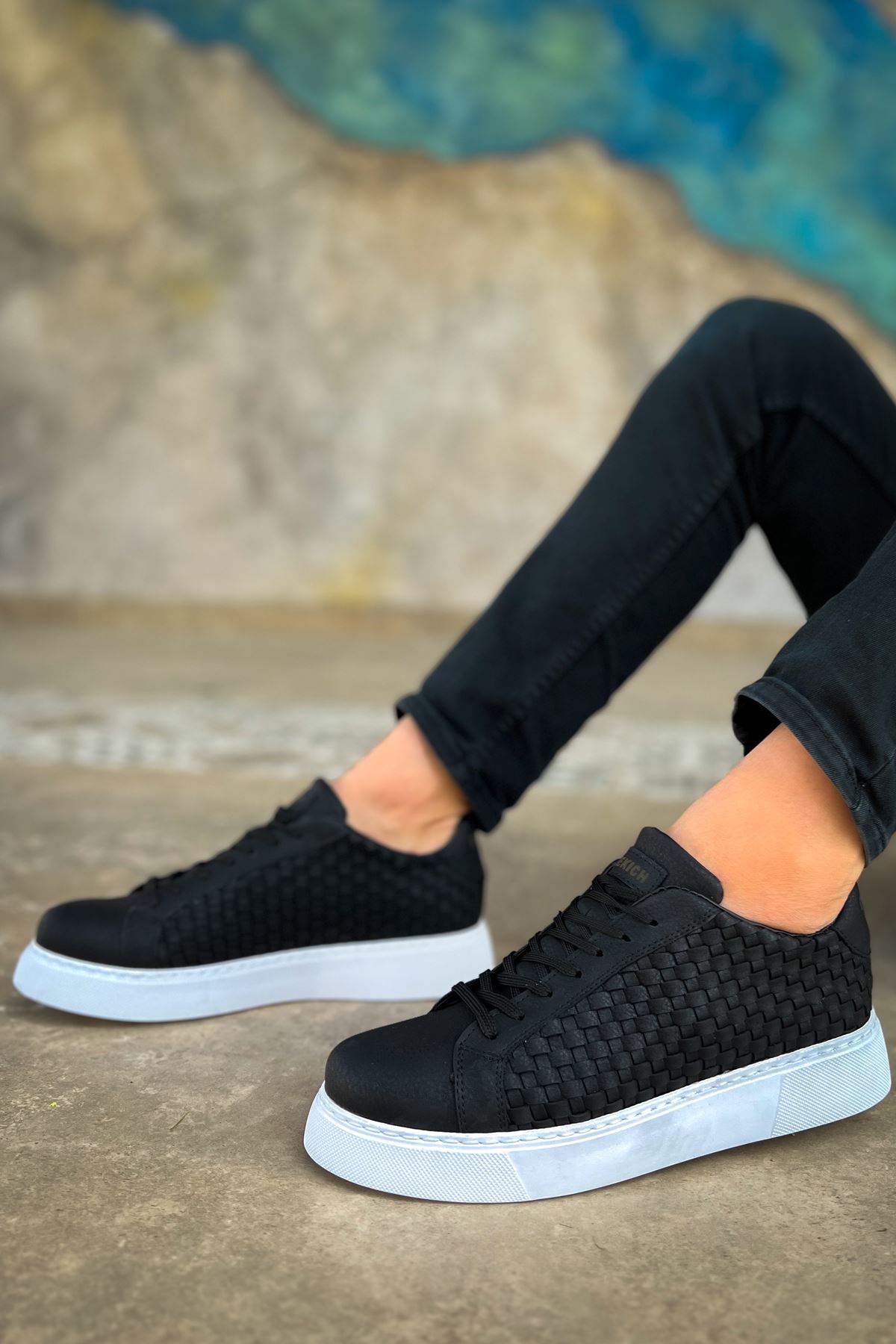 Bağcıklı Erkek Günlük Ayakkabı Siyah - Görsel 3