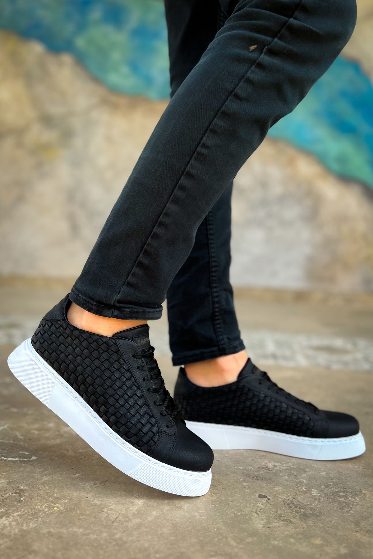 Bağcıklı Erkek Günlük Ayakkabı Siyah - Görsel 4