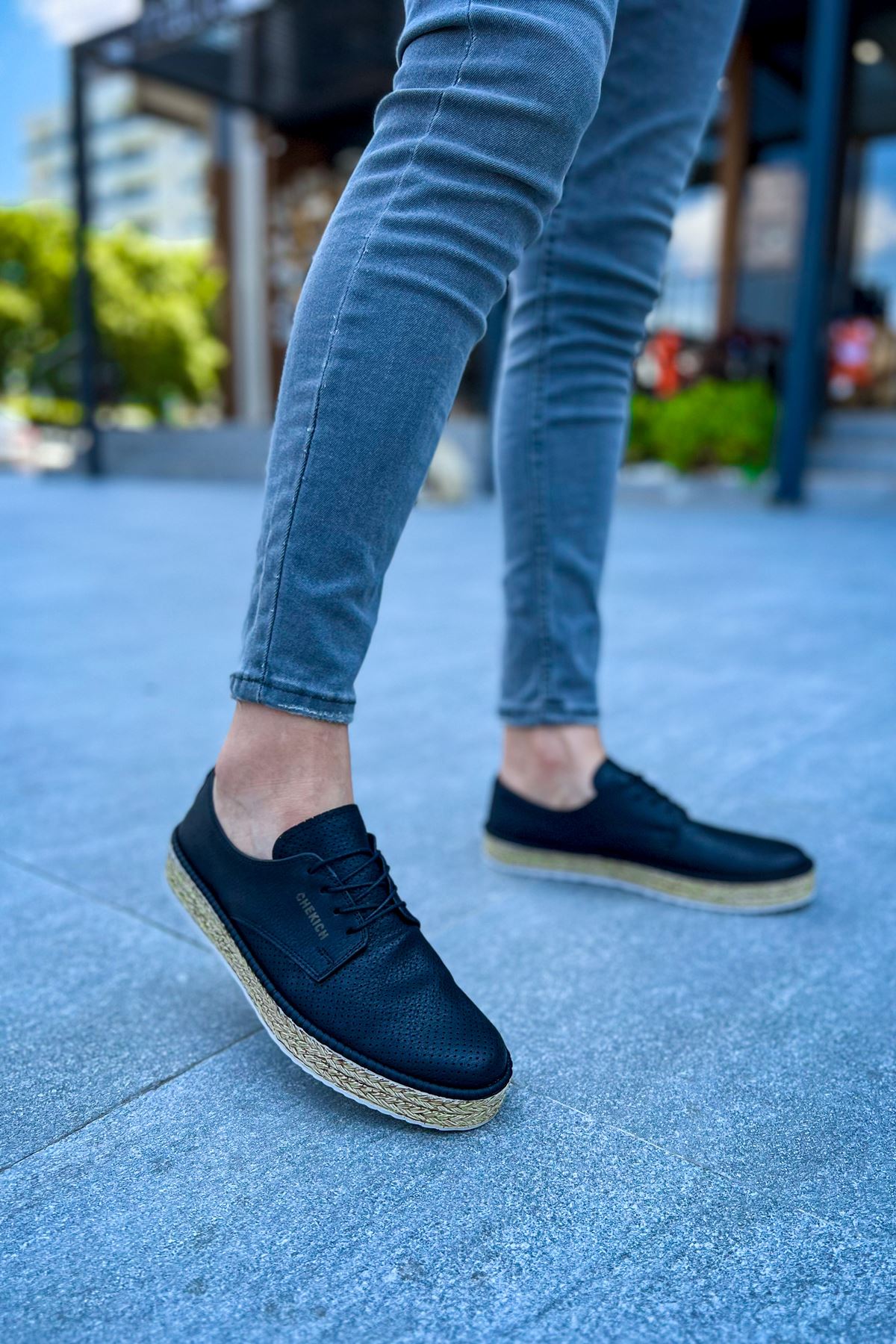 Bağcıklı Erkek Günlük Ayakkabı Siyah - Görsel 4