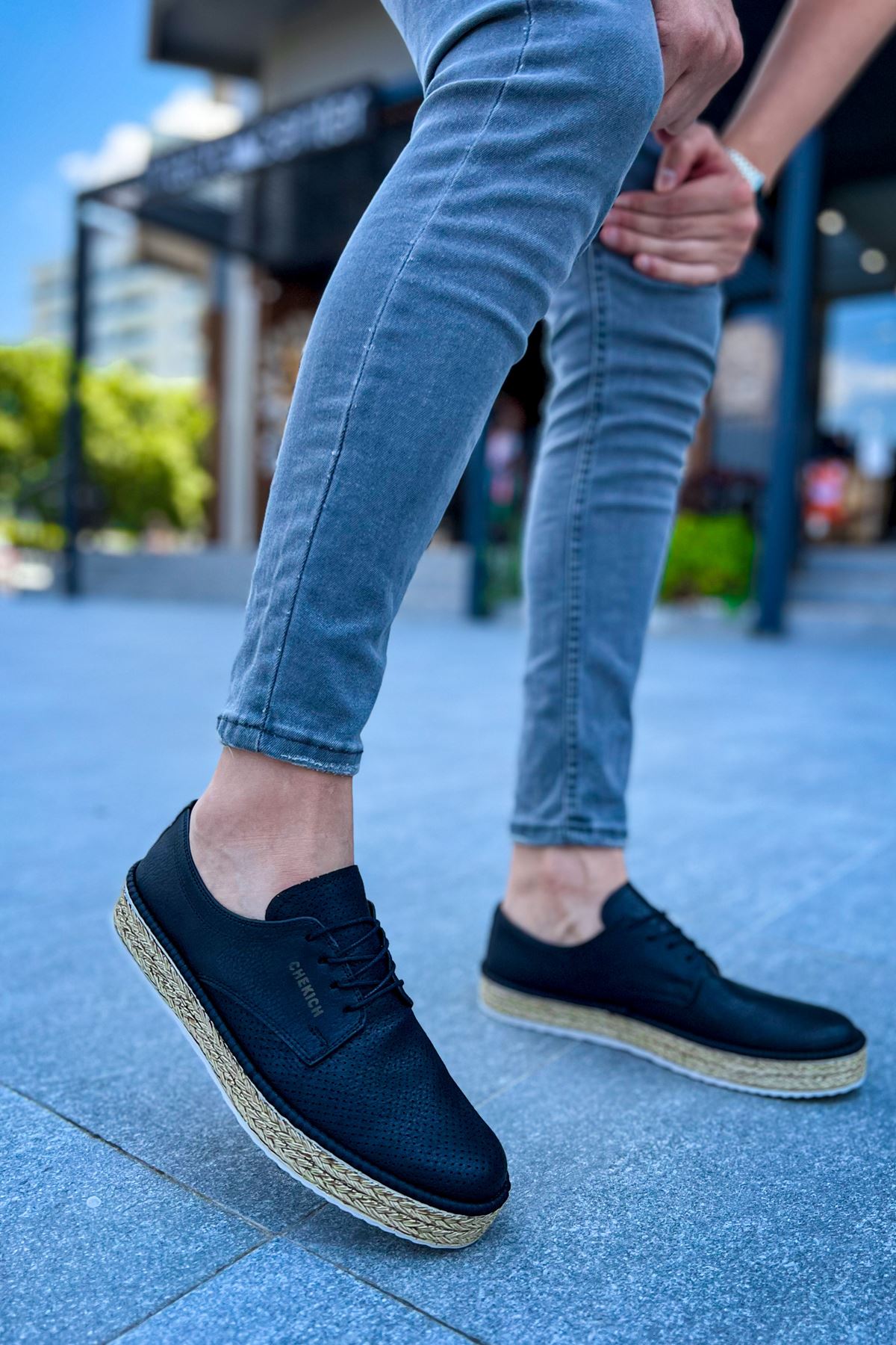 Bağcıklı Erkek Günlük Ayakkabı Siyah - Görsel 5