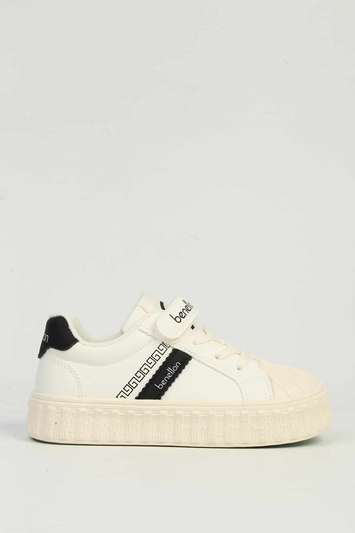 Beyaz Çocuk Spor Ayakkabı BNI-11558 - Görsel 2