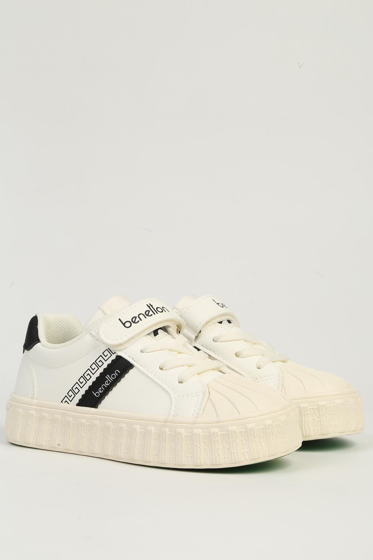 Beyaz Çocuk Spor Ayakkabı BNI-11558 - Görsel 3