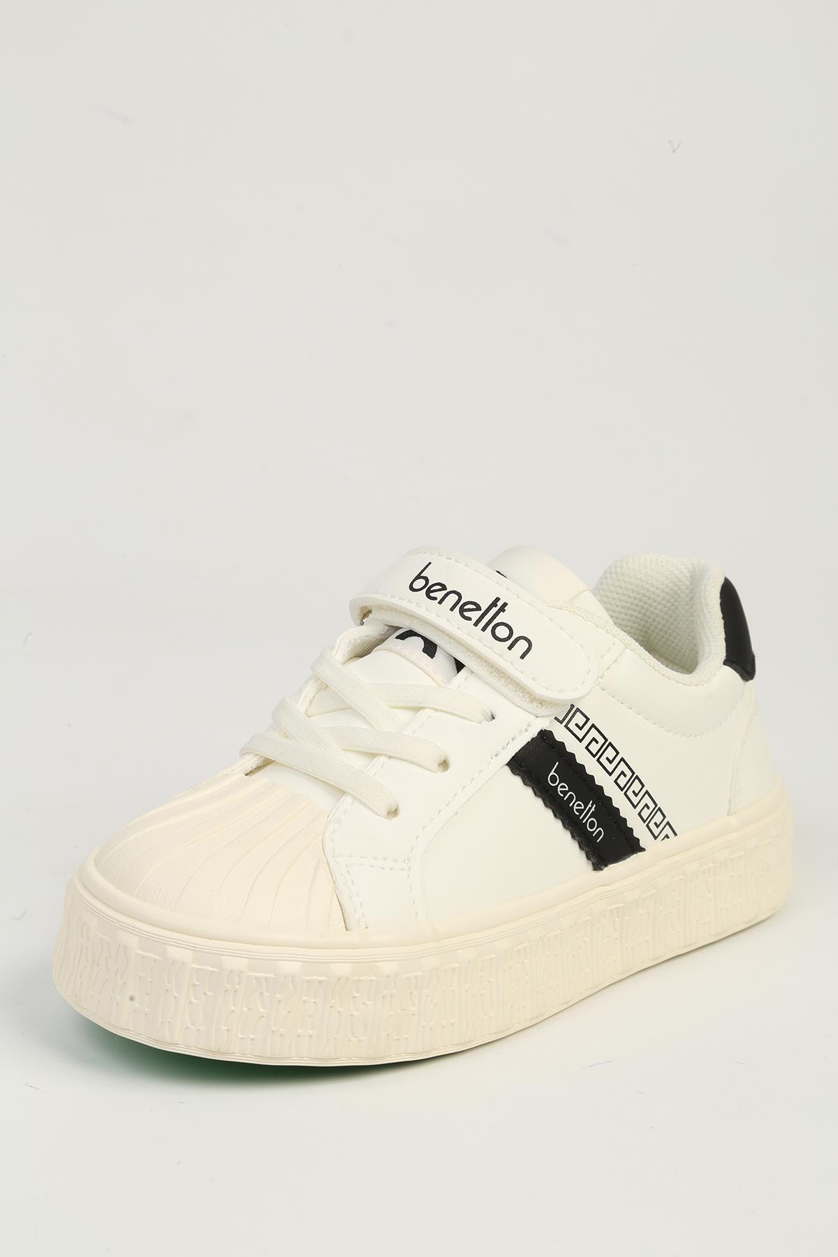 Beyaz Çocuk Spor Ayakkabı BNI-11558 - Görsel 5