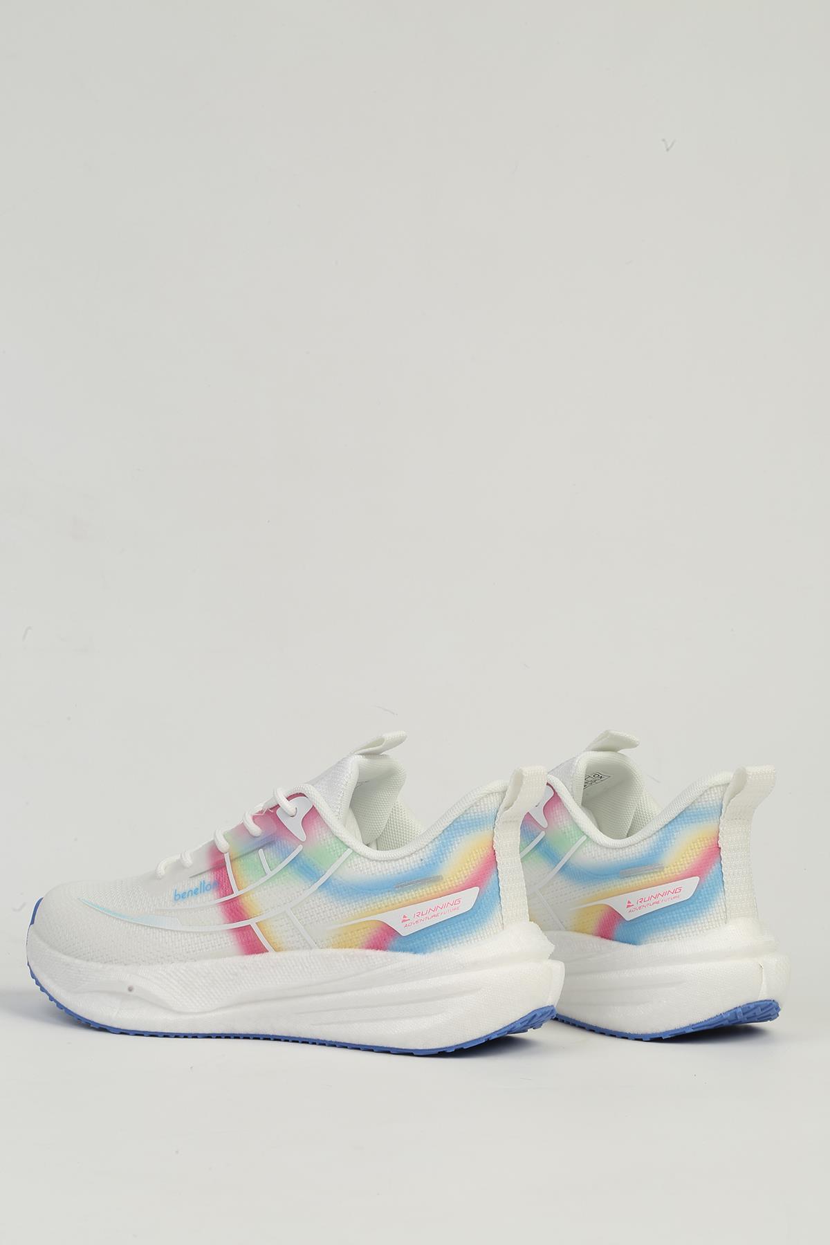 Beyaz Kadın Spor Ayakkabı İTHAL BNI-11510 - Görsel 4