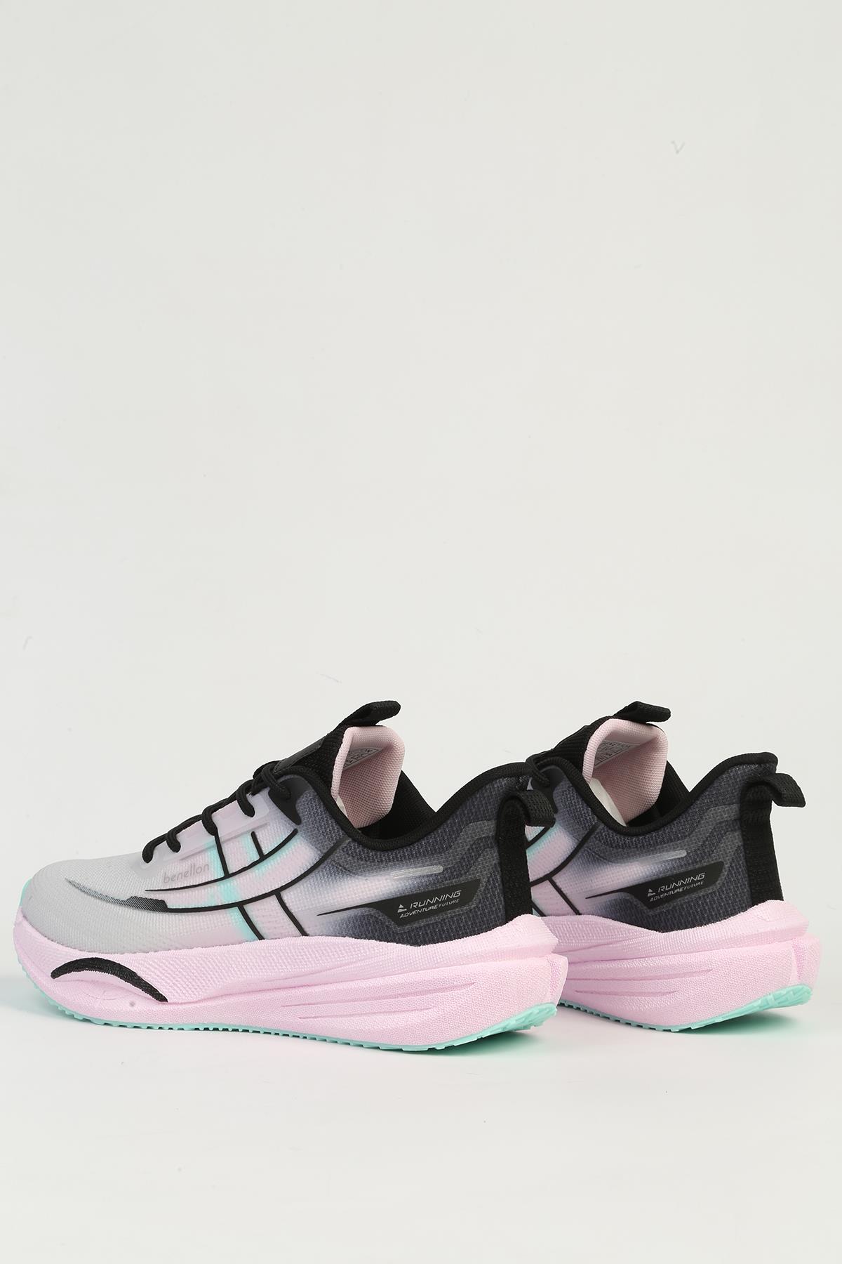 Gri Siyah Kadın Spor Ayakkabı İTHAL BNI-11510 - Görsel 4