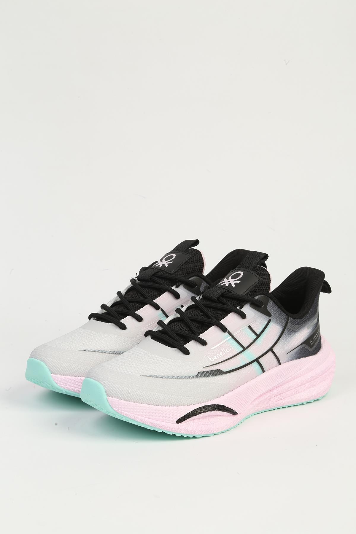 Gri Siyah Kadın Spor Ayakkabı İTHAL BNI-11510 - Görsel 5
