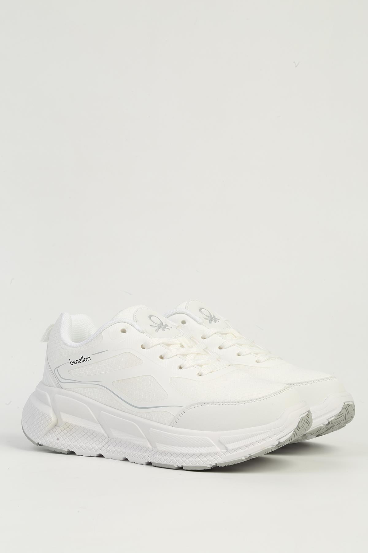 Beyaz Kadın Spor Ayakkabı İTHAL BNI-11500 - Görsel 4