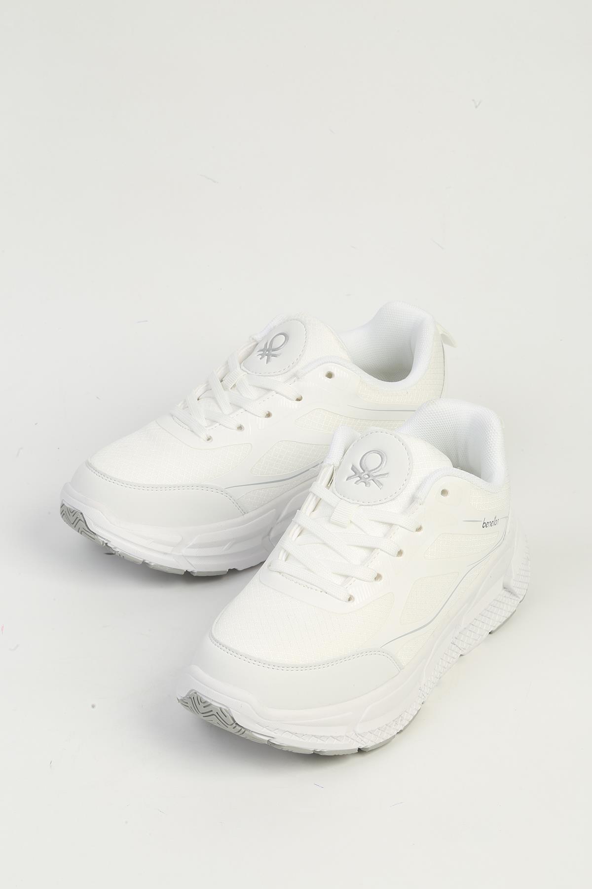 Beyaz Kadın Spor Ayakkabı İTHAL BNI-11500 - Görsel 6