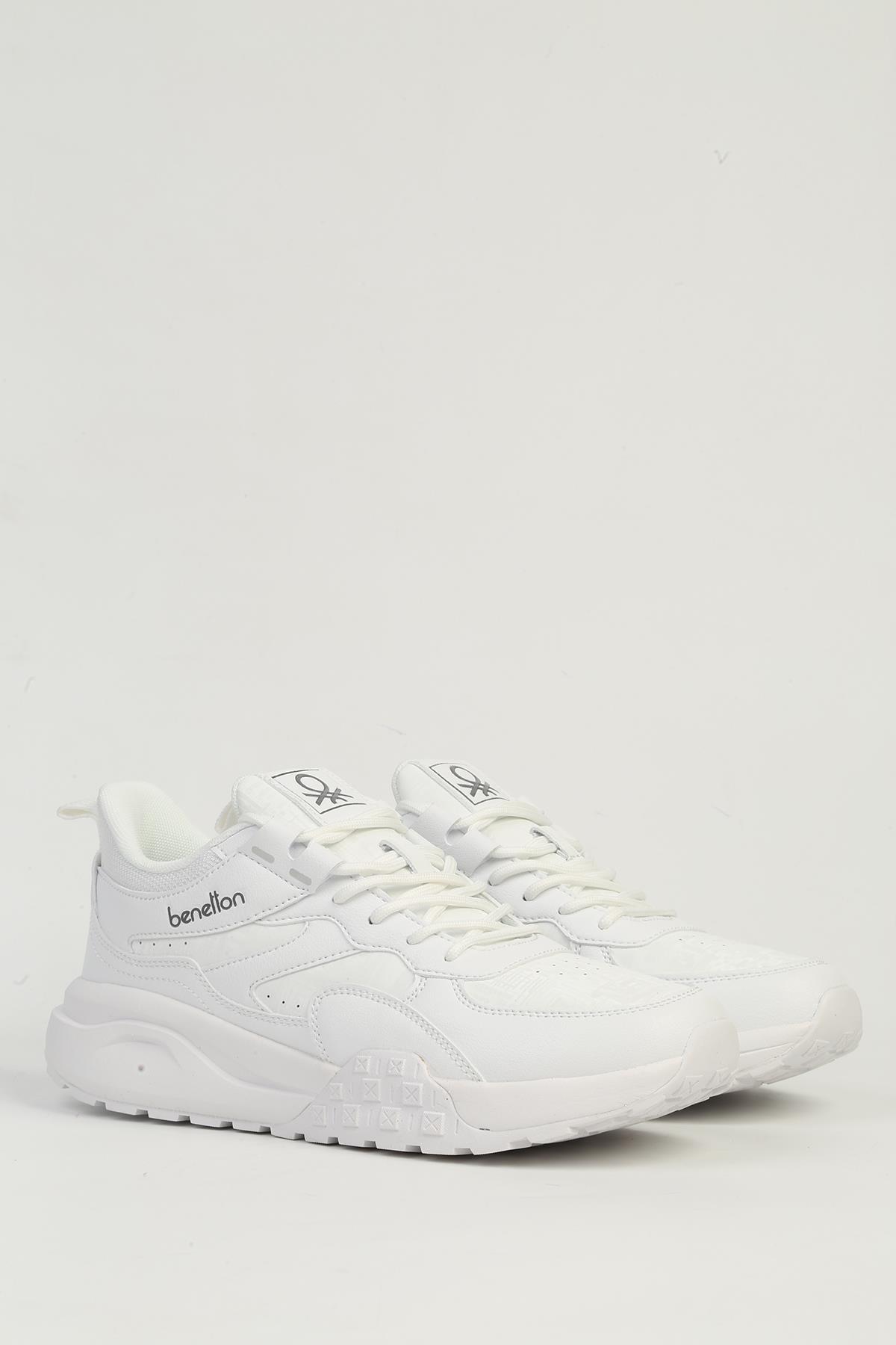 Beyaz Erkek Spor Ayakkabı İTHAL BNI-11504 - Görsel 3