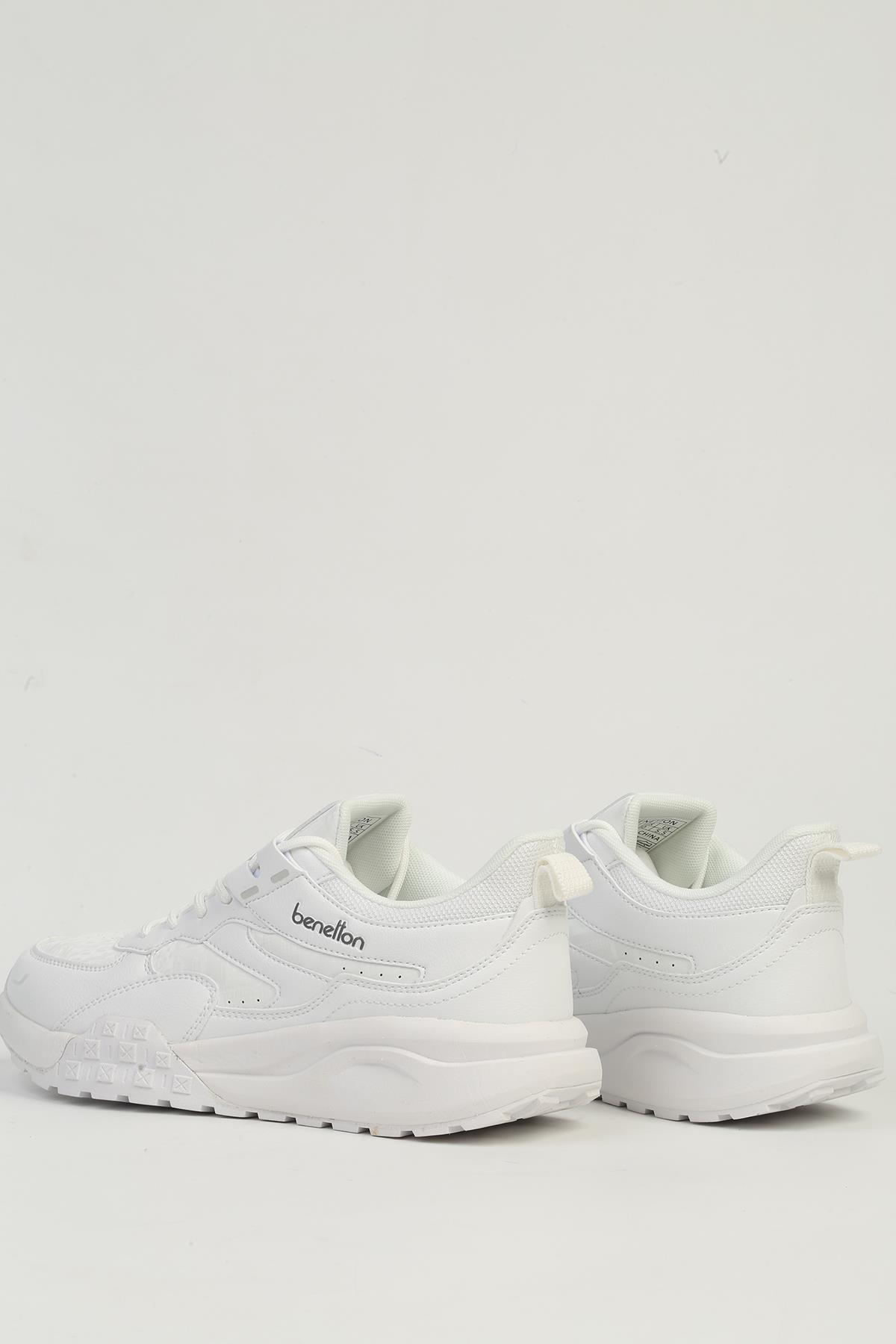 Beyaz Erkek Spor Ayakkabı İTHAL BNI-11504 - Görsel 4
