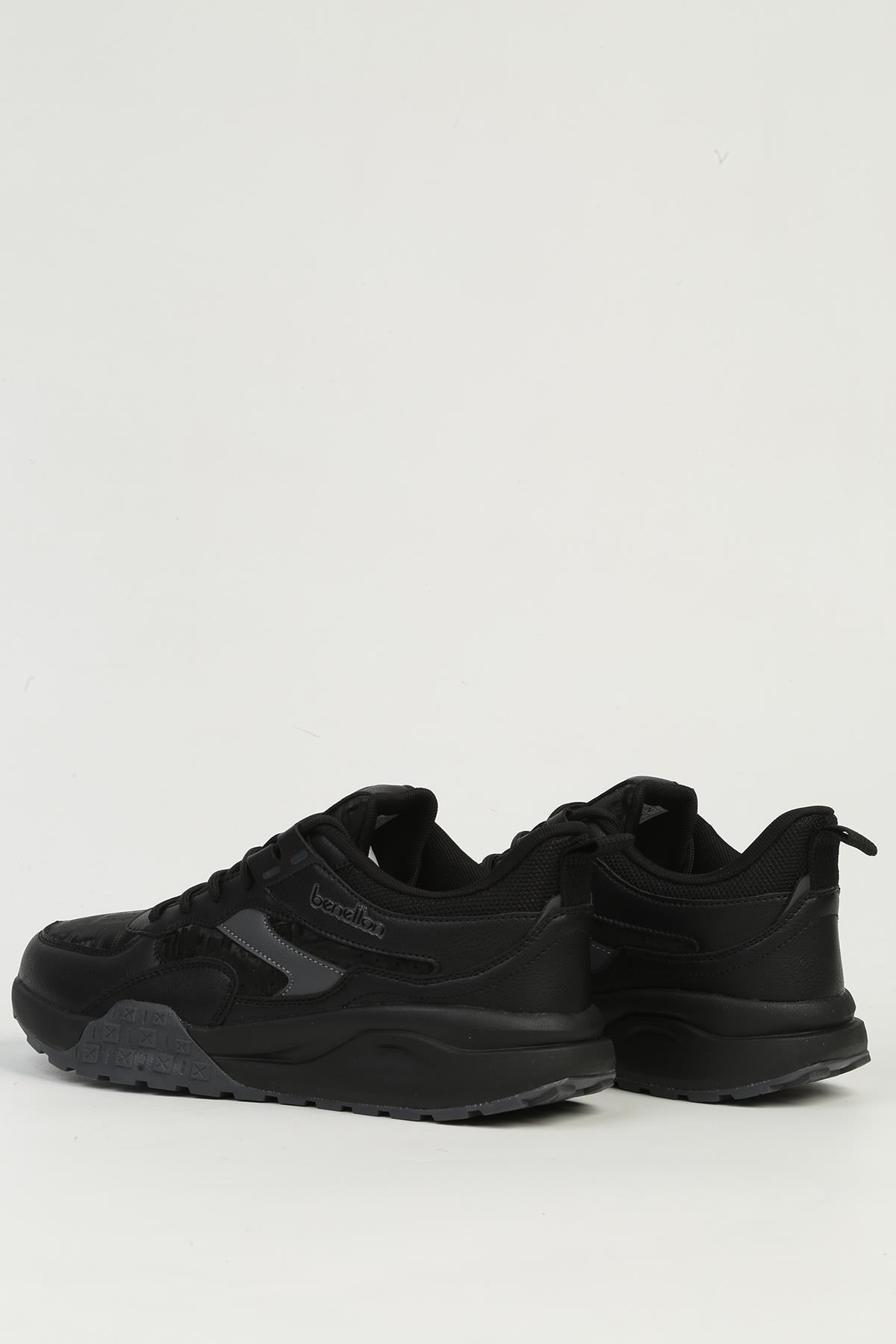 Siyah Erkek Spor Ayakkabı İTHAL BNI-11504 - Görsel 4