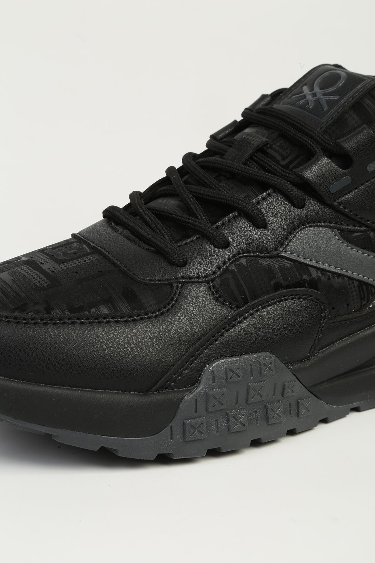 Siyah Erkek Spor Ayakkabı İTHAL BNI-11504 - Görsel 6