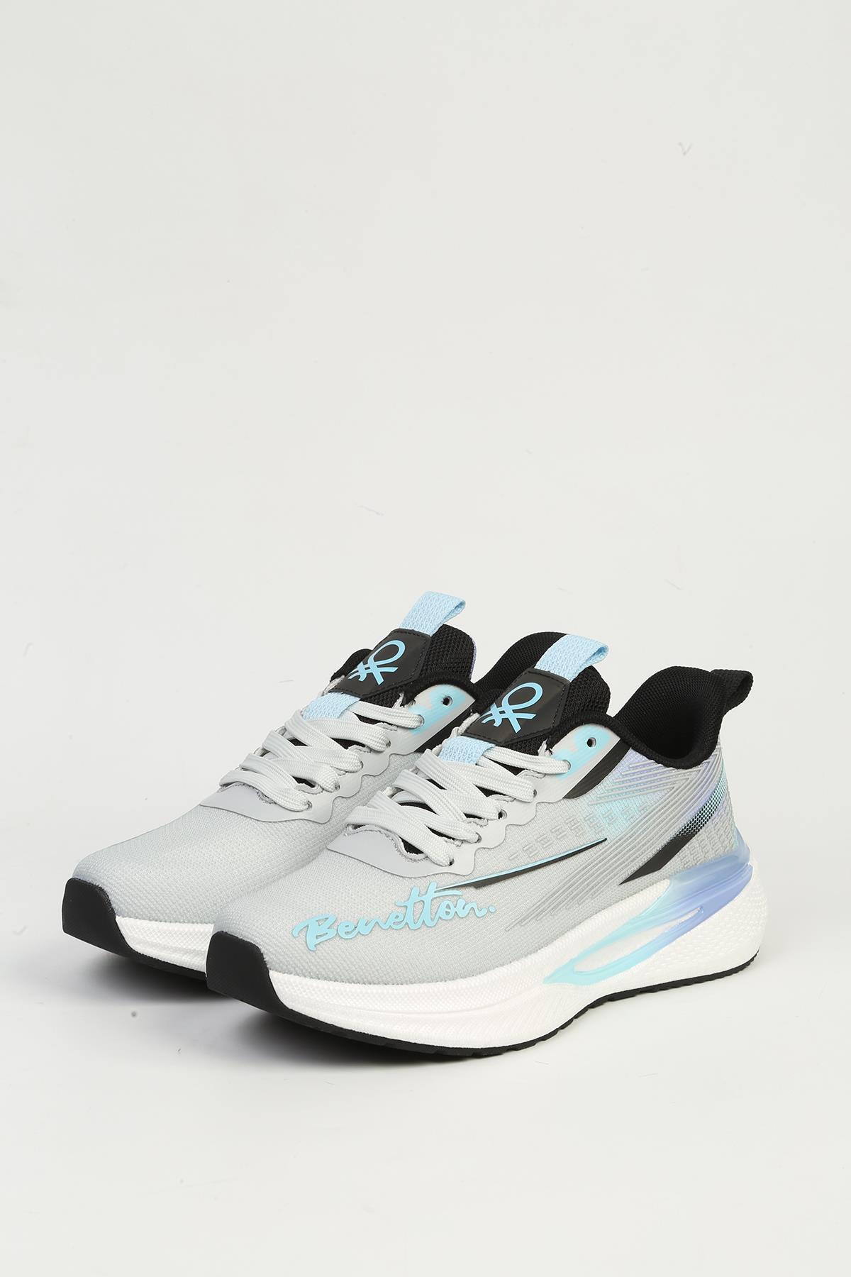 Gri Kadın Spor Ayakkabı İTHAL BNI-11496 - Görsel 5