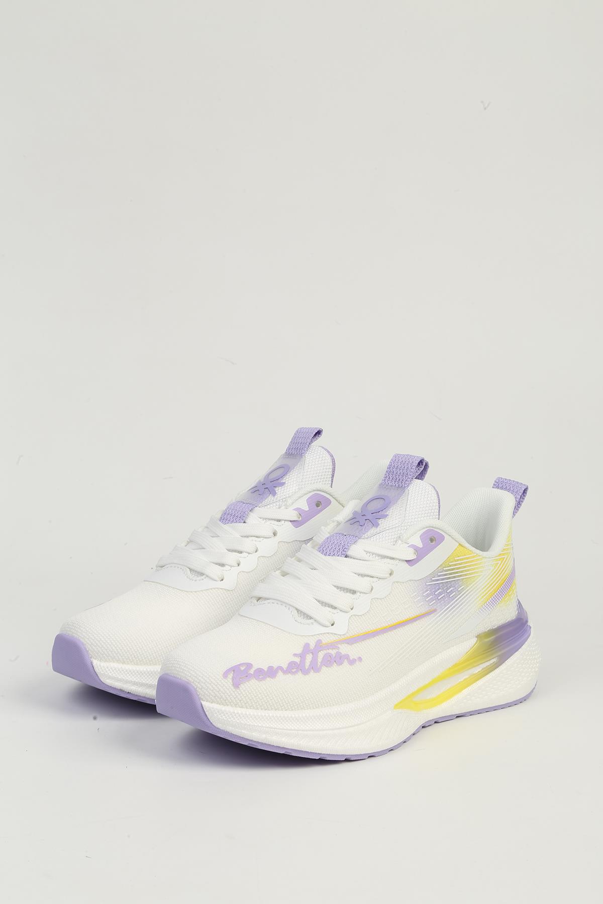 Beyaz Kadın Spor Ayakkabı İTHAL BNI-11496 - Görsel 5