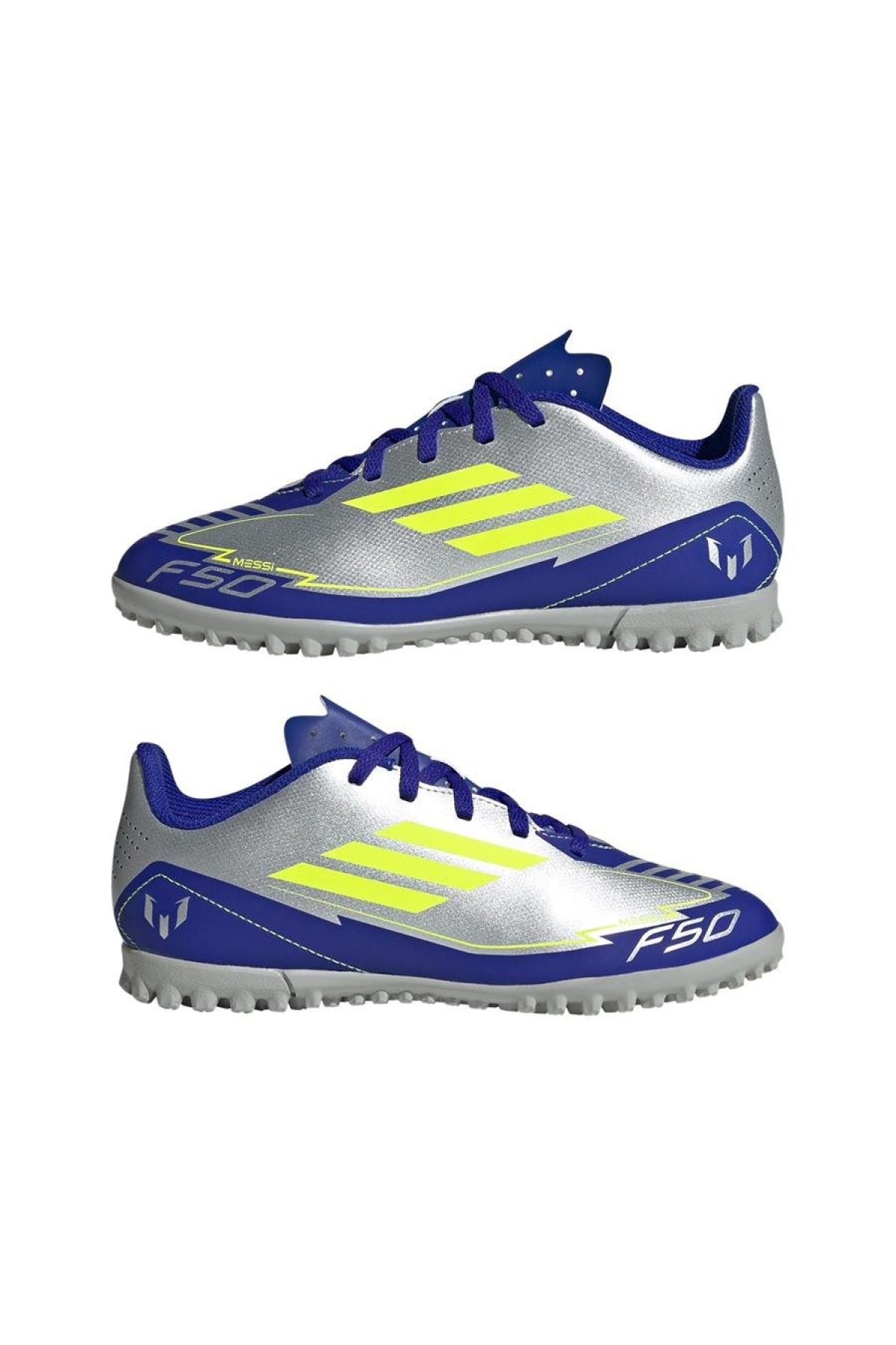 Gri Unisex Çocuk Halı Saha F50 CLUB TF J MESSI IH0923 - Görsel 11