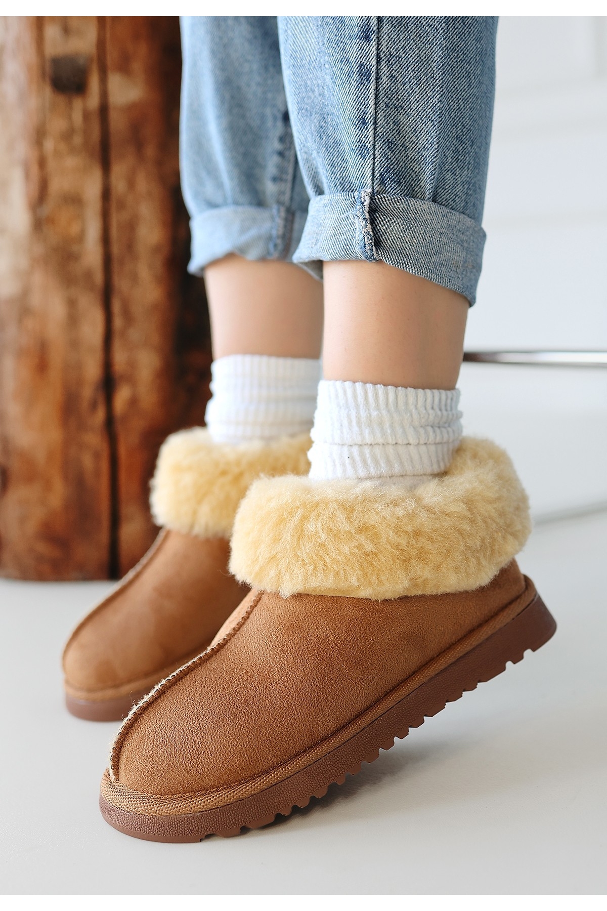 Taba Süet Kadın Bot - Görsel 2