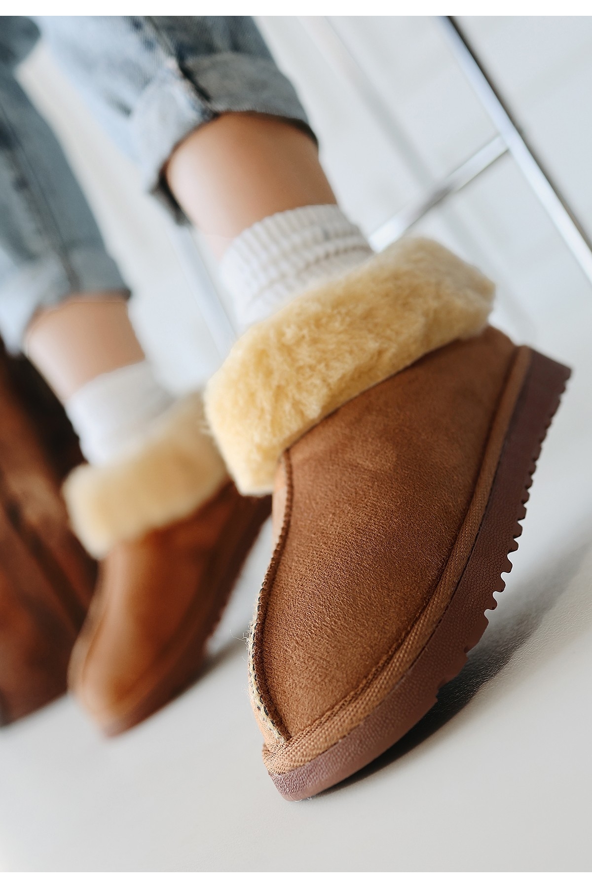 Taba Süet Kadın Bot - Görsel 4