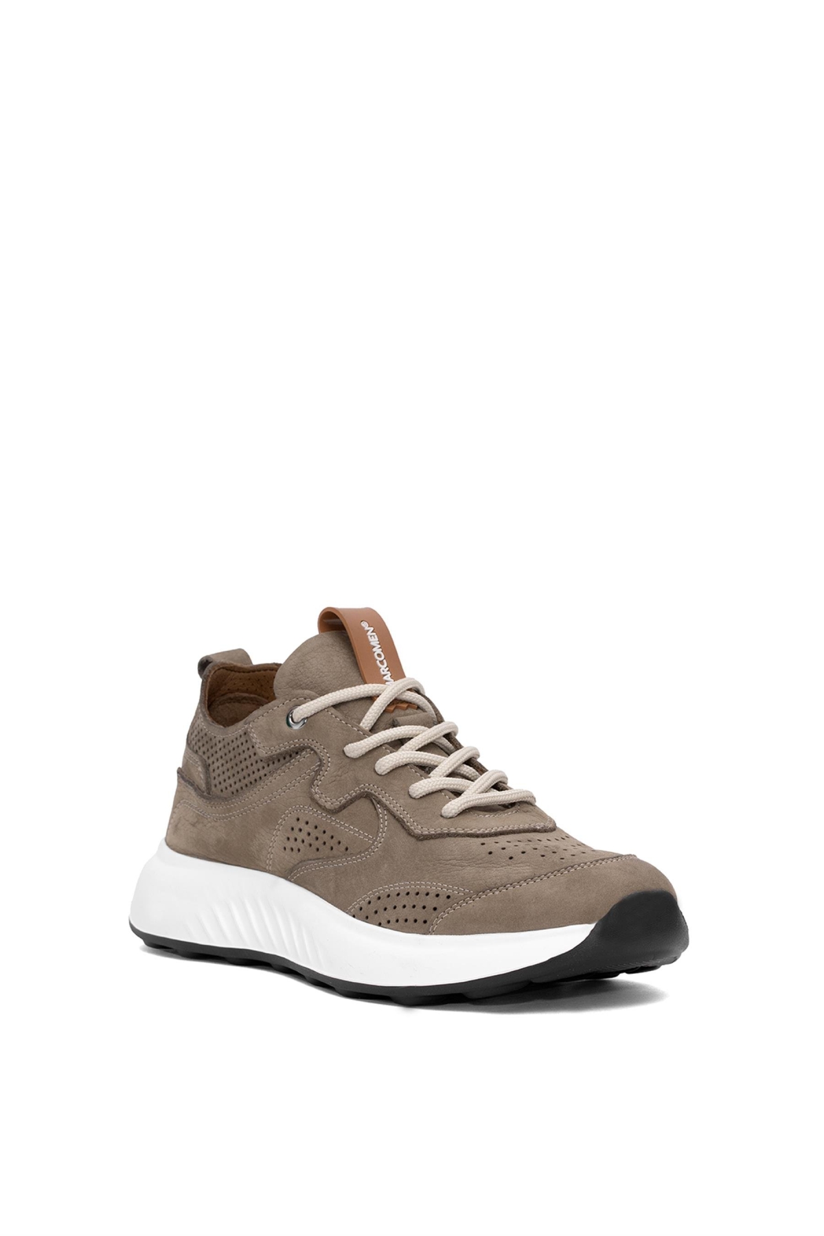 152-19617 Erkek Hakiki Deri Casual Ayakkabı Kum Rengi - Görsel 3