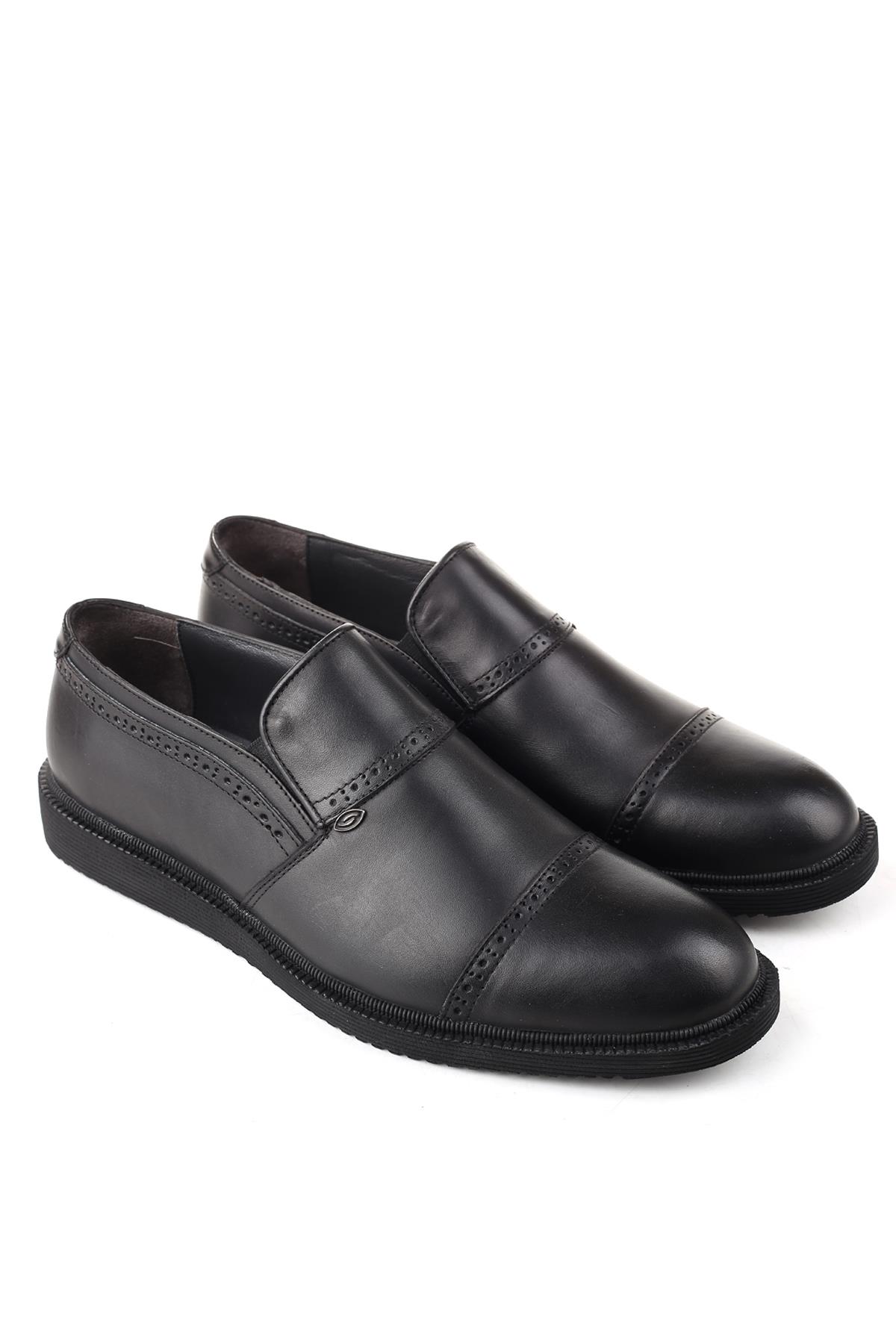 125 Büyük Numara Hakiki Deri Günlük Erkek Ayakkabı - Görsel 3