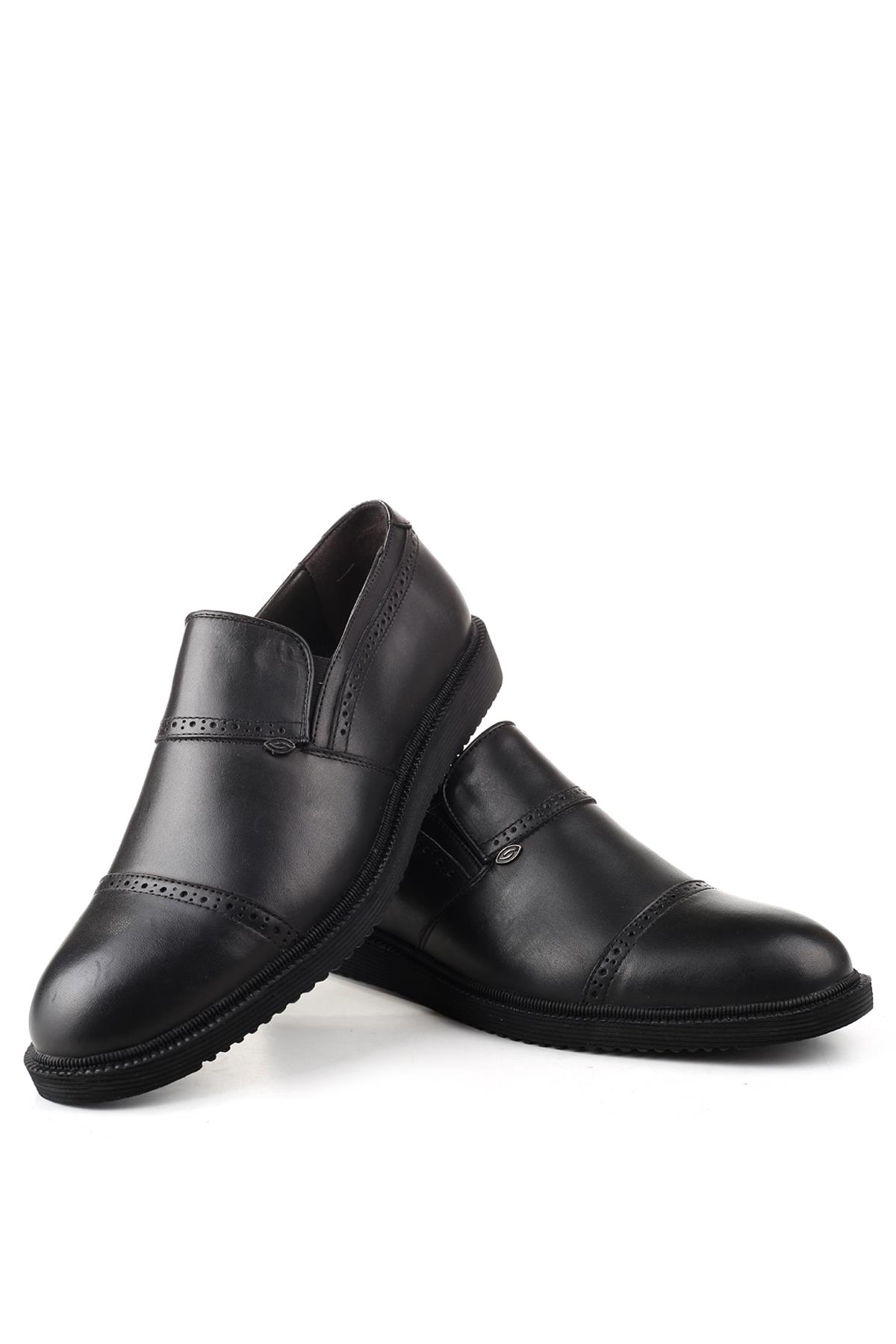 125 Büyük Numara Hakiki Deri Günlük Erkek Ayakkabı - Görsel 4