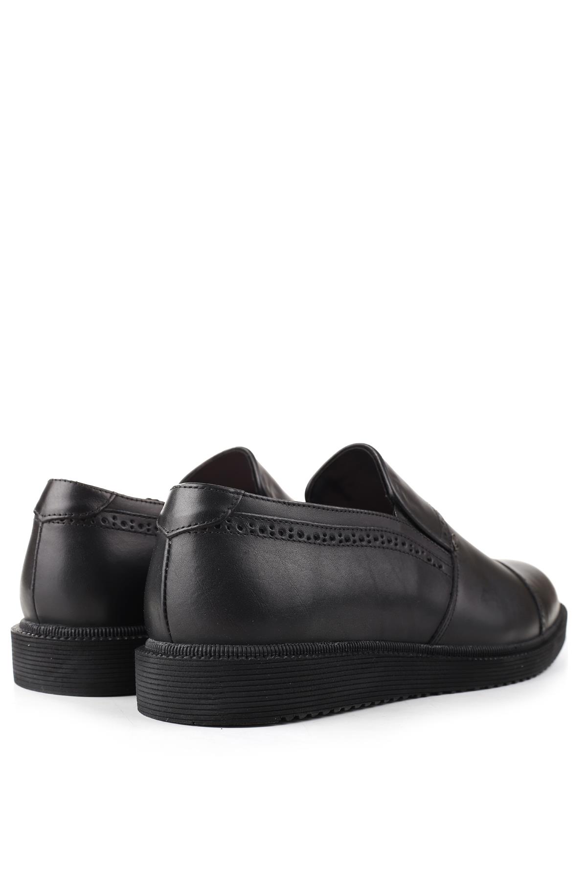 125 Büyük Numara Hakiki Deri Günlük Erkek Ayakkabı - Görsel 5