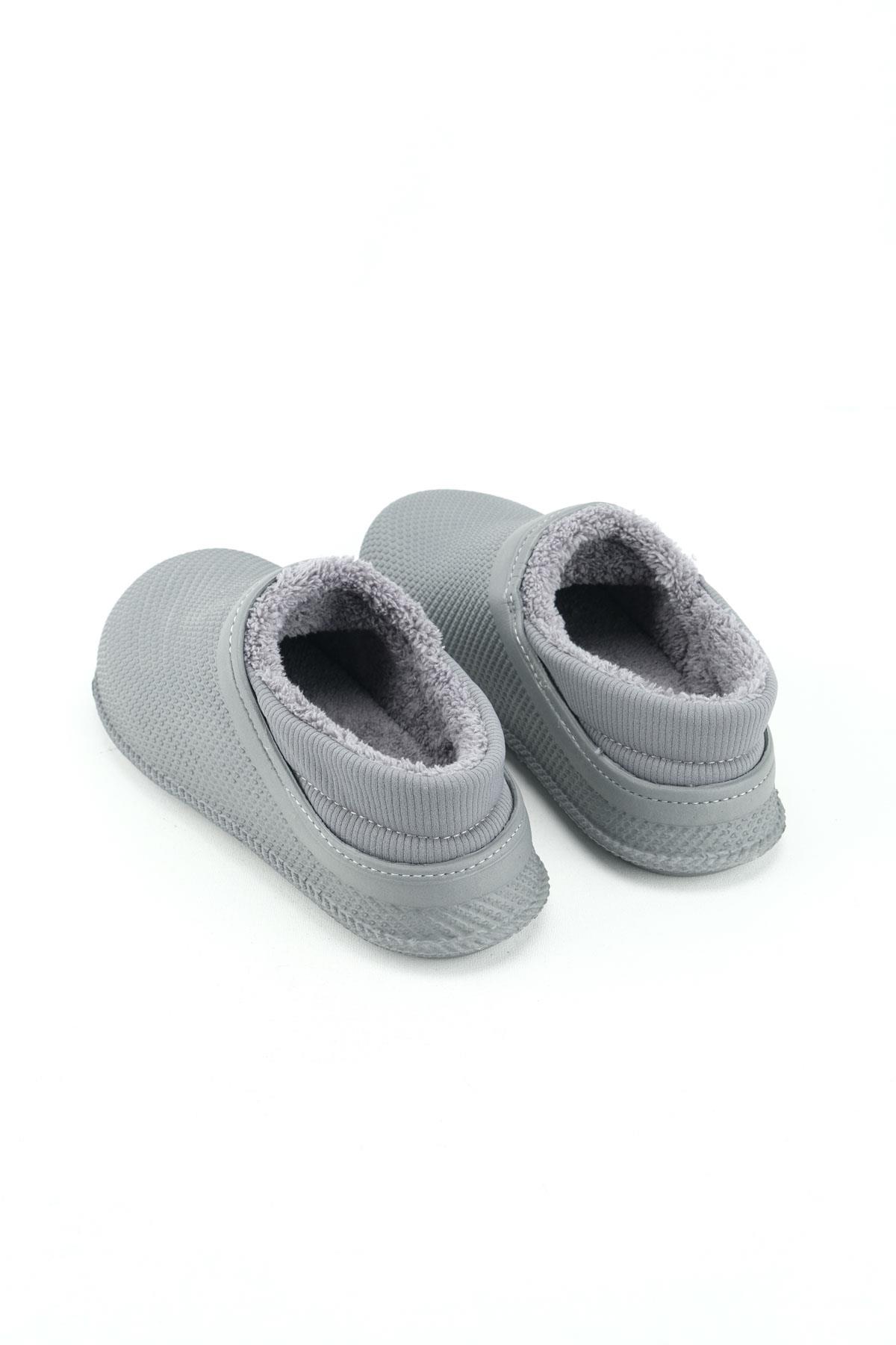 15336 Eva İçi Peluşlu Sessiz Taban Erkek Kışlık Ev Terliği - Görsel 5