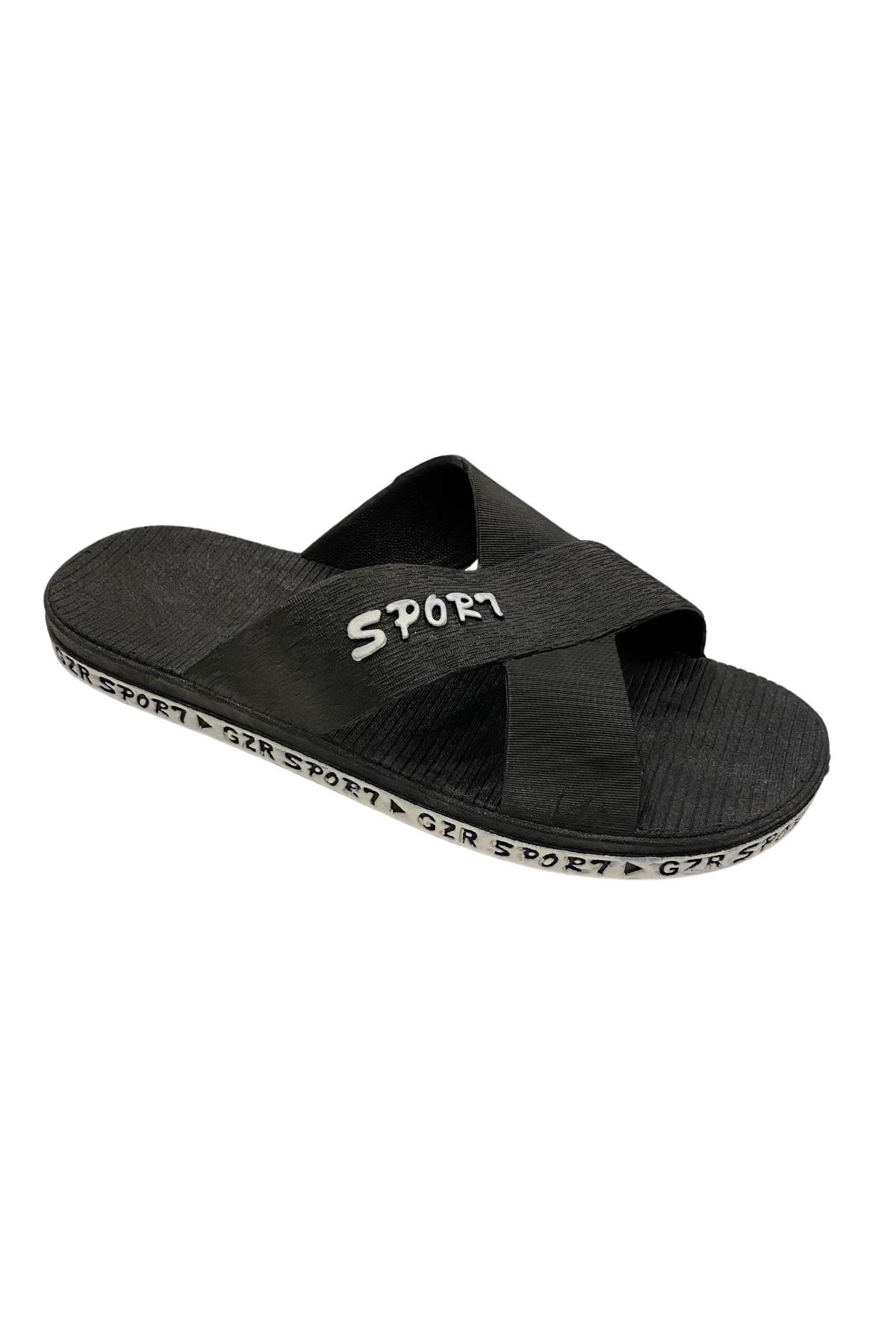 13090 Erkek Kaydırmaz Deniz Plaj Havuz Banyo Günlük Terlik - Görsel 2