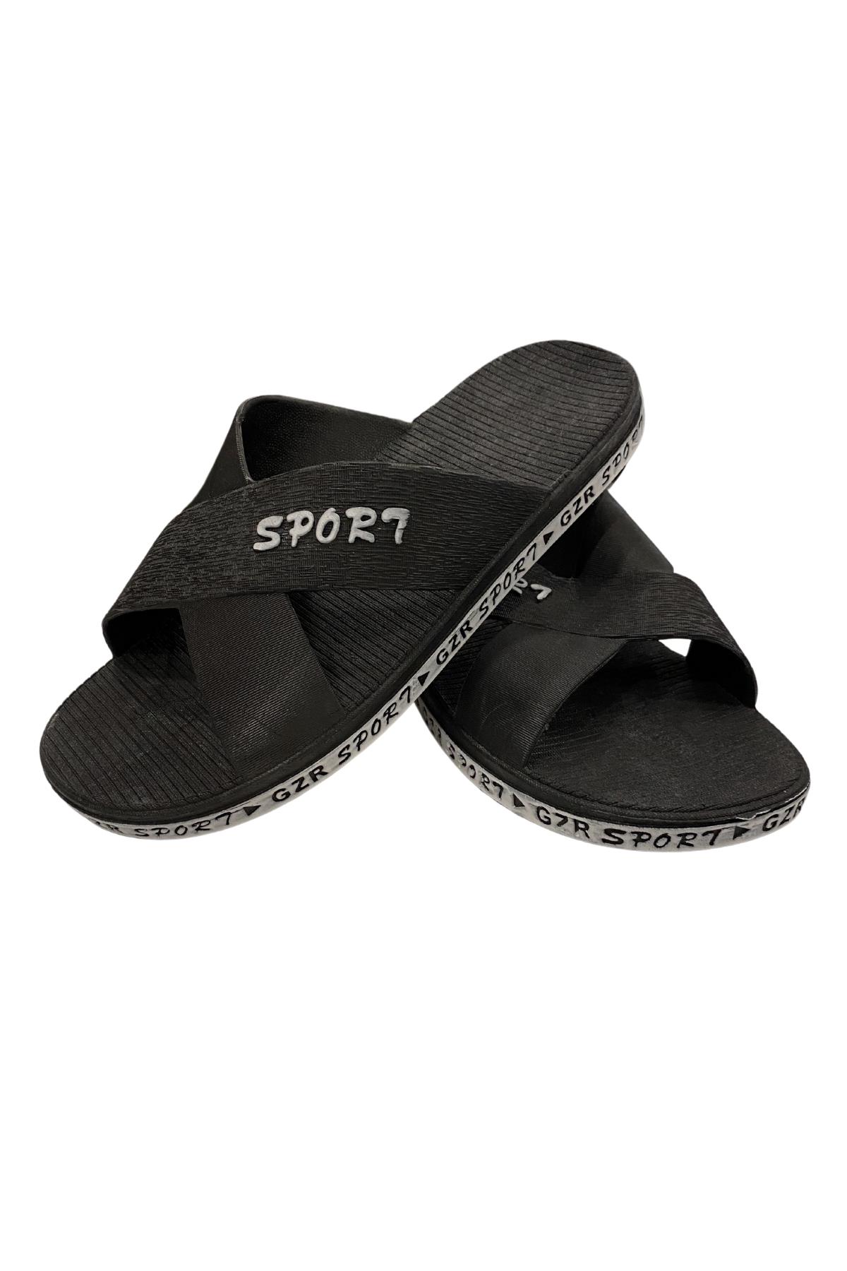 13090 Erkek Kaydırmaz Deniz Plaj Havuz Banyo Günlük Terlik - Görsel 4