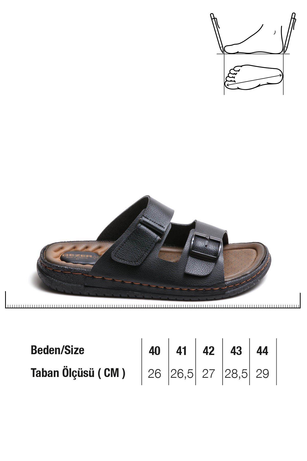 11663 Anatomik Rahat Taban Ayarlanabilir Erkek Terliği - Görsel 3