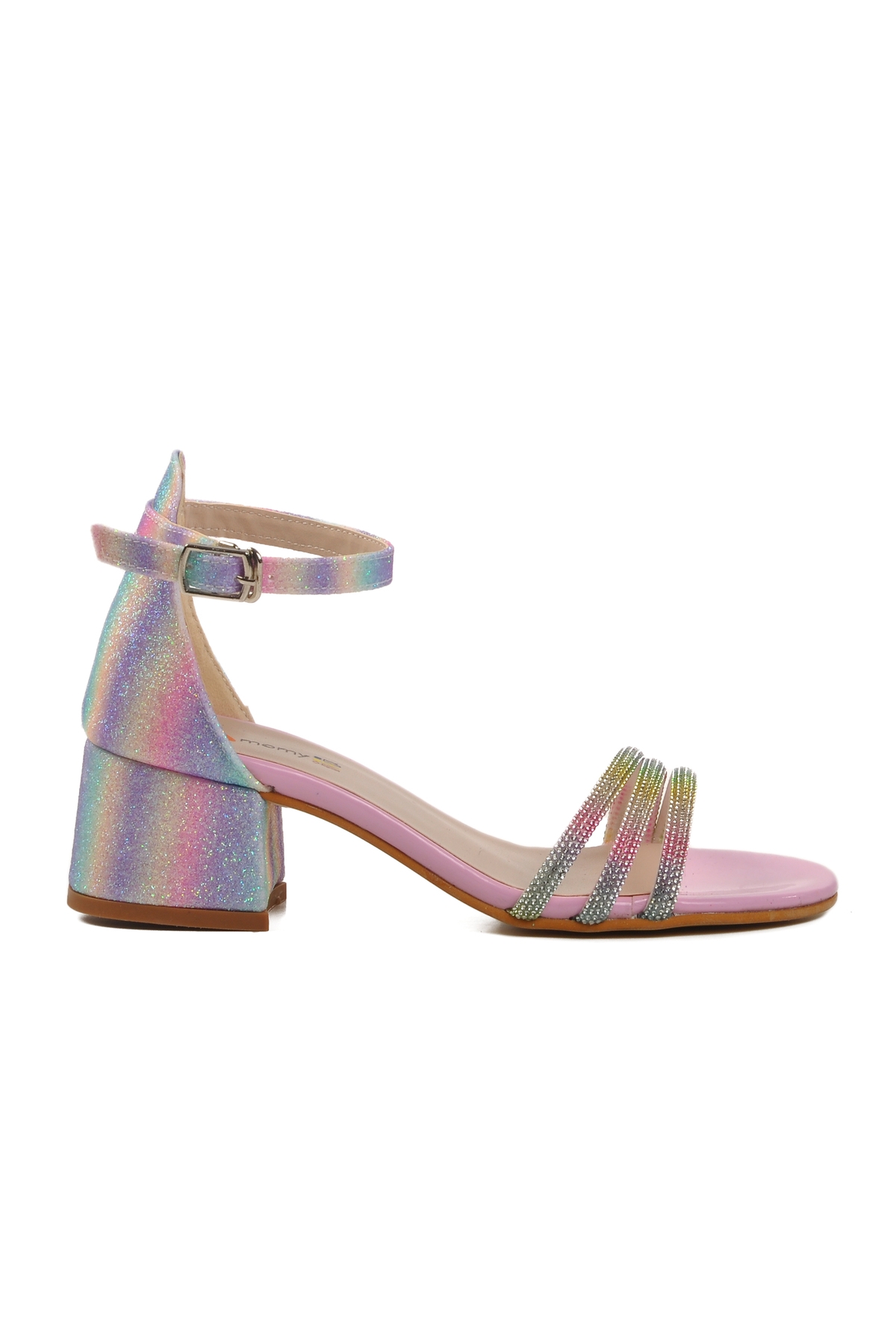 Pembe Taş İşlemeli Kız Çocuk Sandalet 254 RY 6504 F - Görsel 2