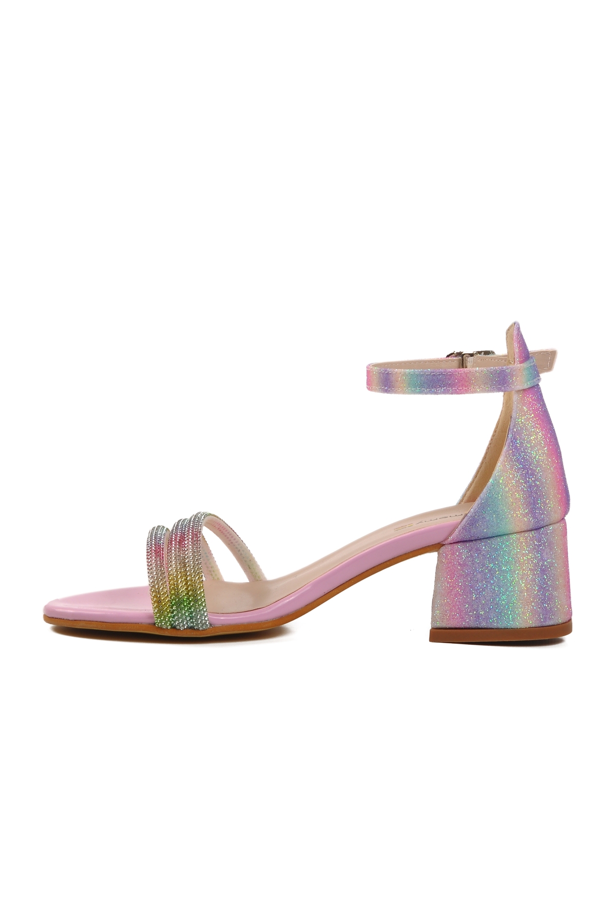 Pembe Taş İşlemeli Kız Çocuk Sandalet 254 RY 6504 F - Görsel 3