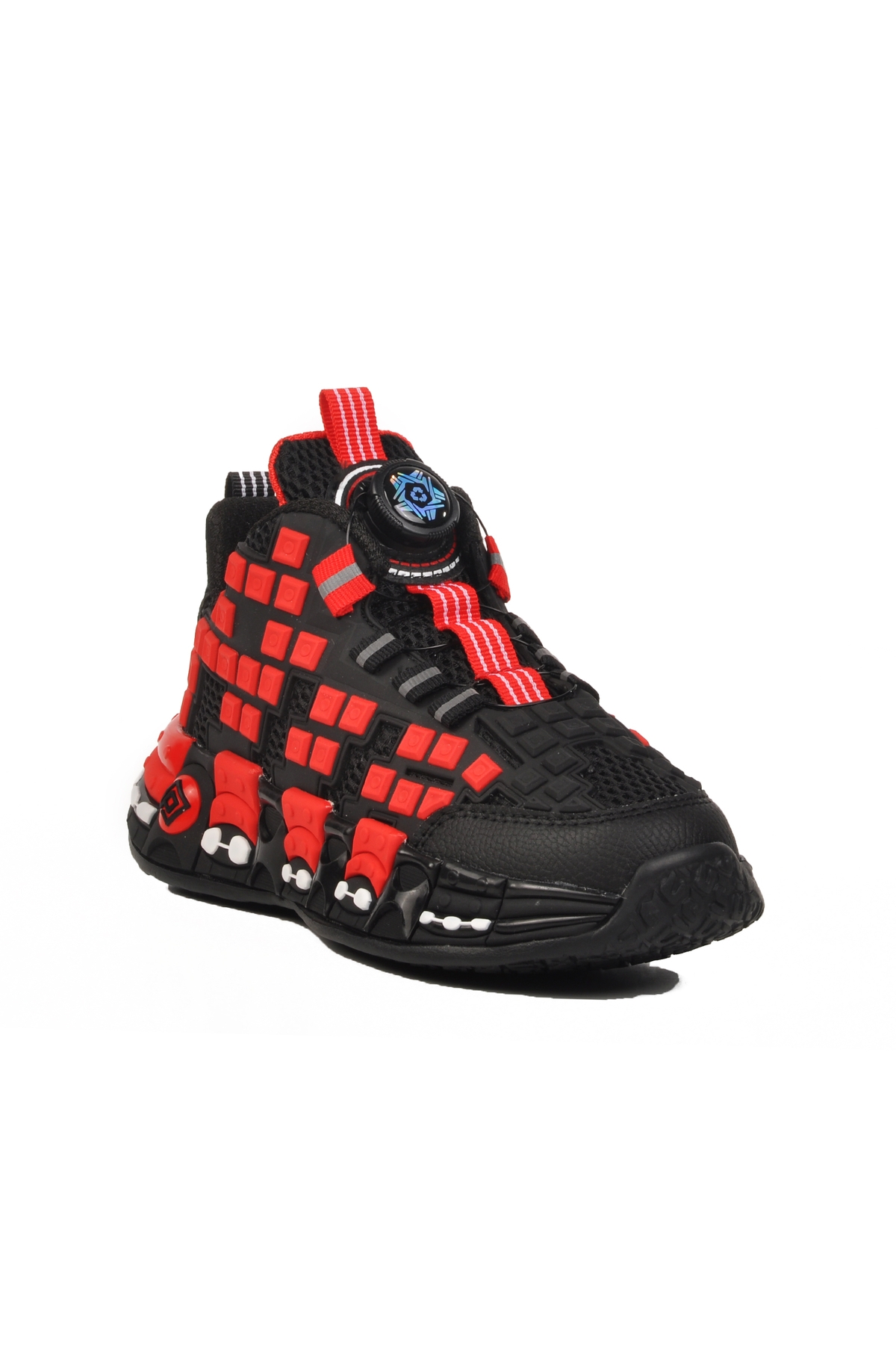 Kırmızı Misina Bağcıklı Bilek Boy Erkek Çocuk Sneaker 1974 F - Görsel 4