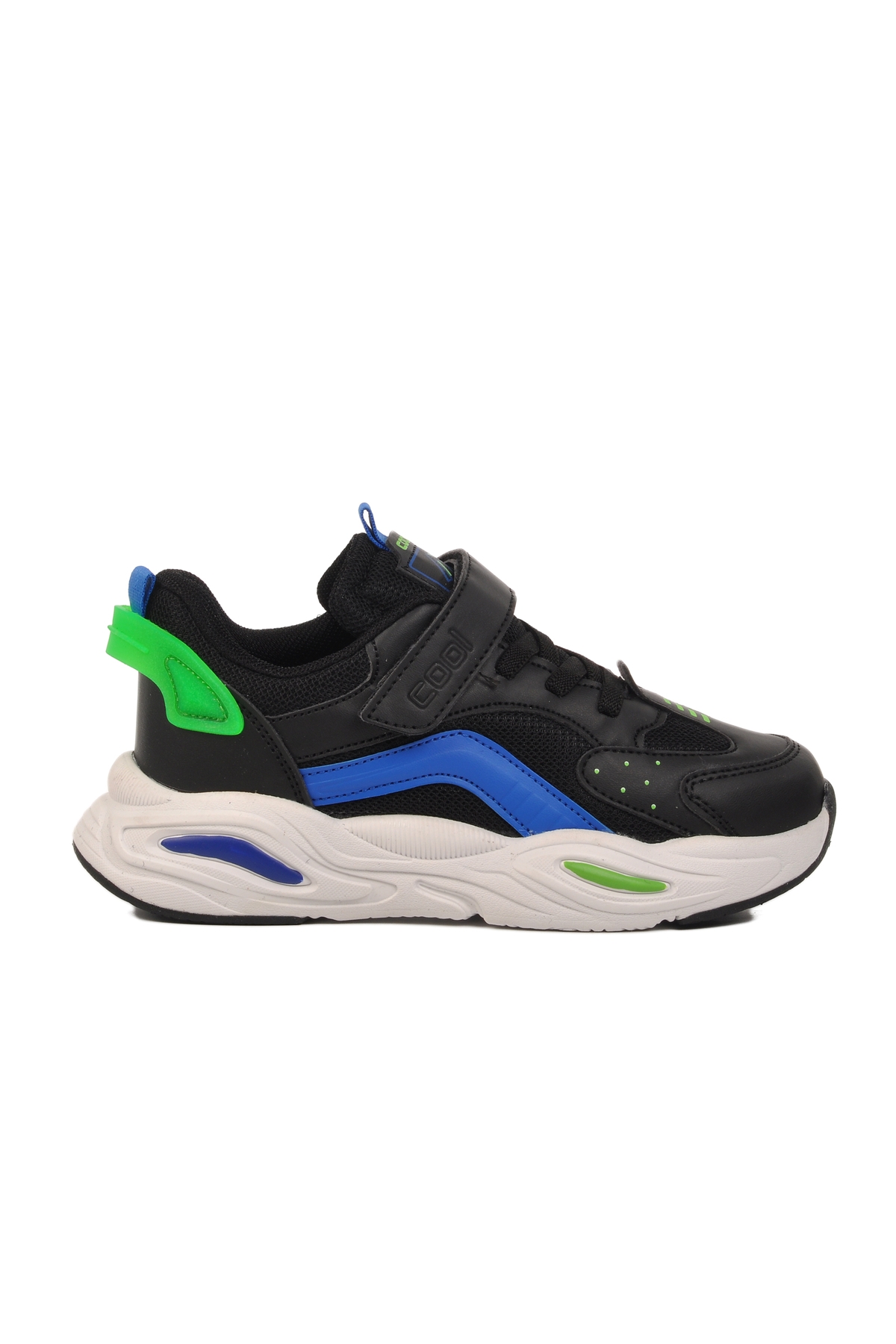 Siyah Cırtlı Unisex Çocuk Spor Ayakkabı Toti F - Görsel 2