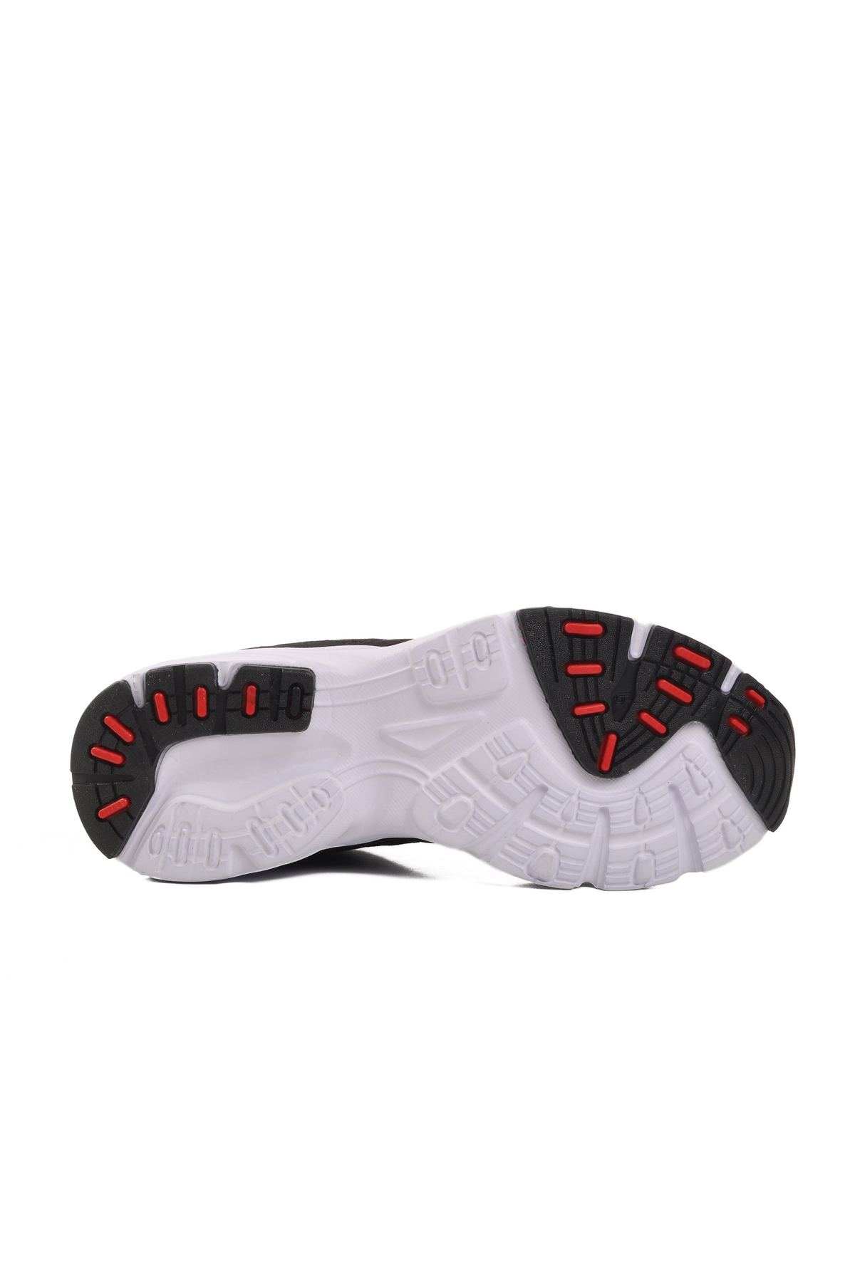 Siyah Beyaz Fileli Hafif Erkek Spor Ayakkabı Disc M - Görsel 6
