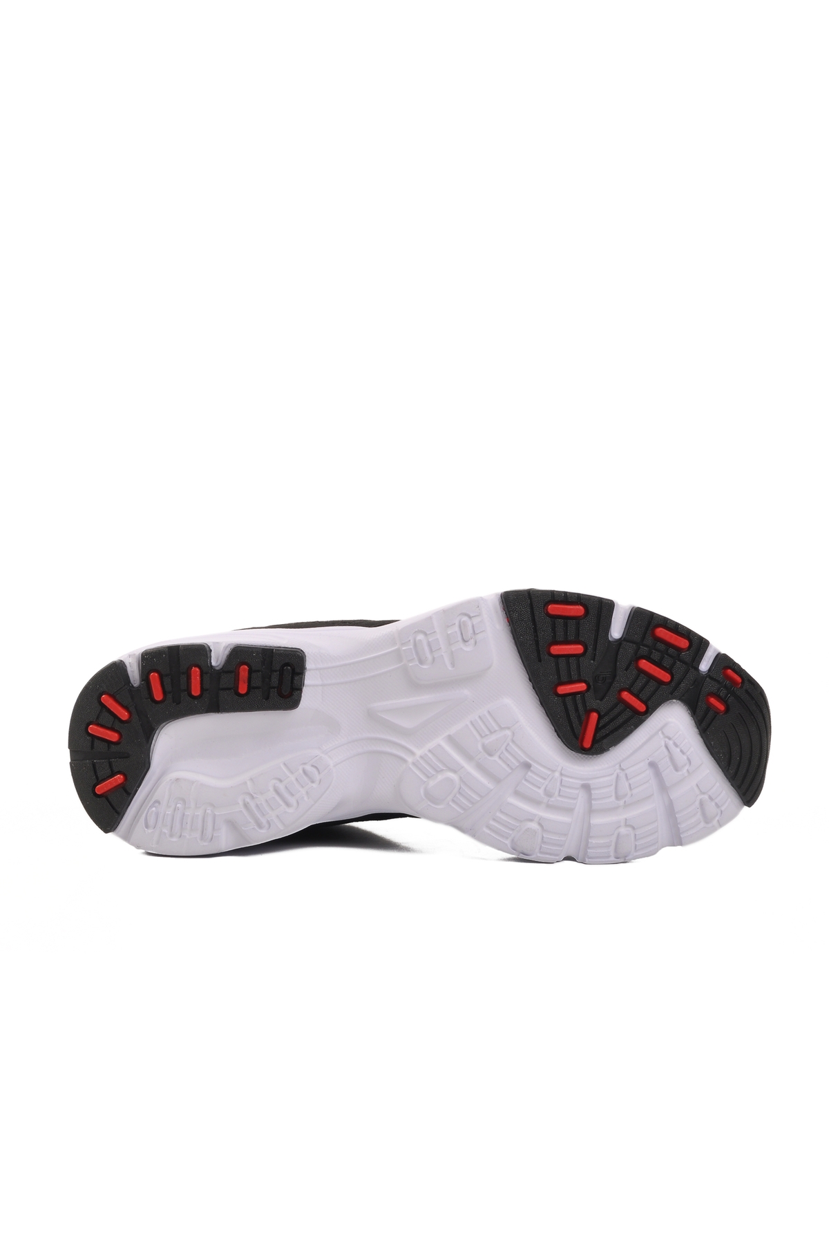 Siyah Beyaz Fileli Hafif Unisex Spor Ayakkabı Disc G - Görsel 6