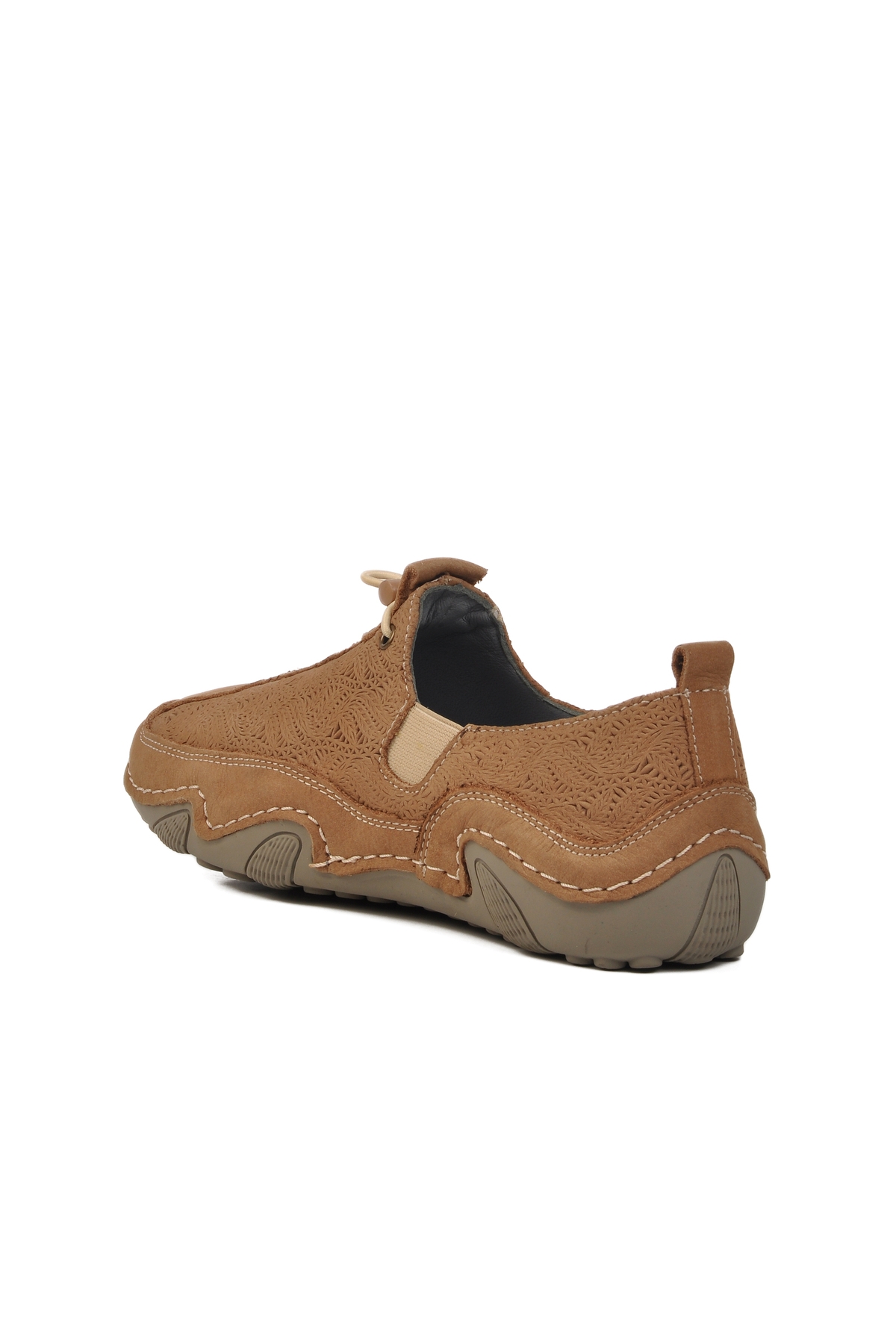 Vizon Hakiki Deri Kadın Casual Ayakkabı 124-3 Z - Görsel 5