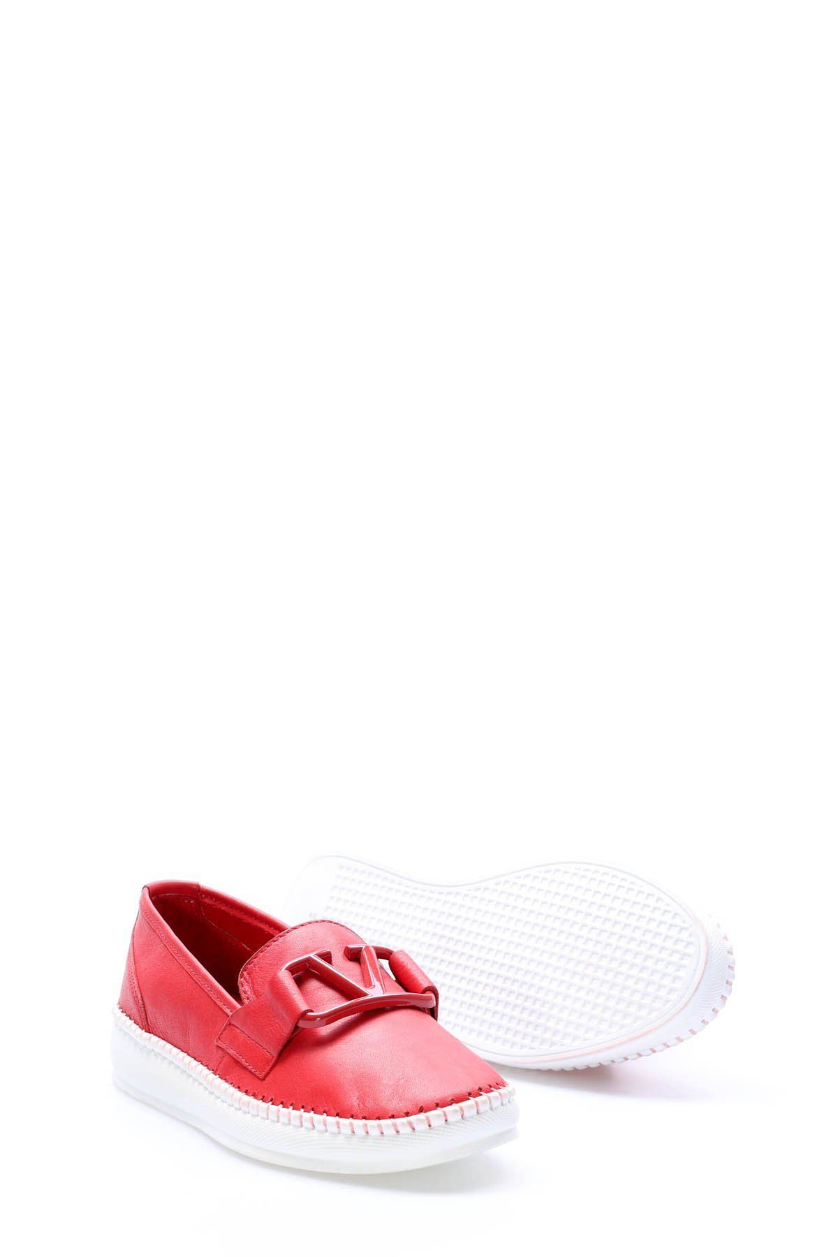 Fast Step Beyaz Fast Step Hakiki Deri Kadın Casual Ayakkabı 164ZA2044